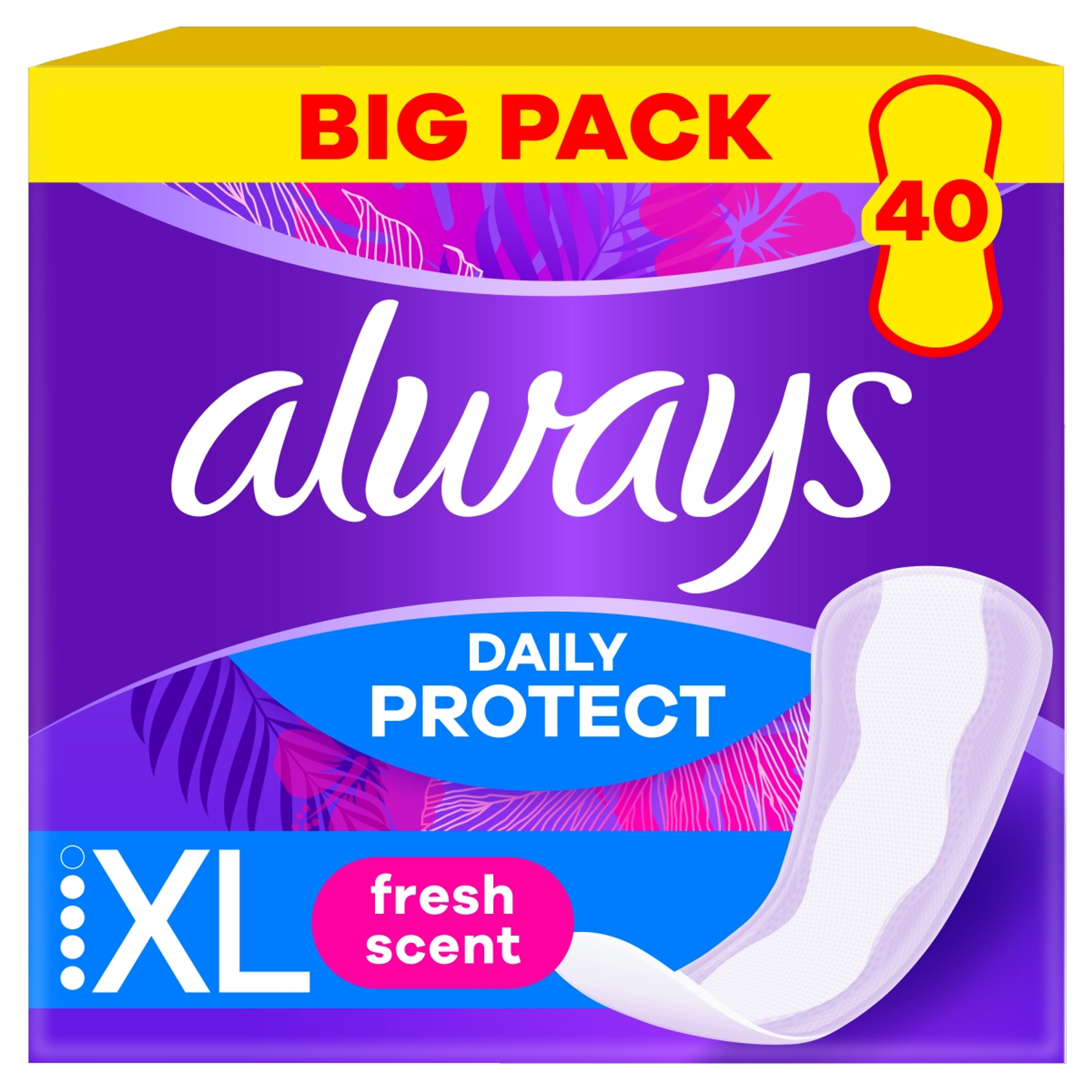 Always Daily Protect Extra Long Deo tisztasági betét - 40 db-10