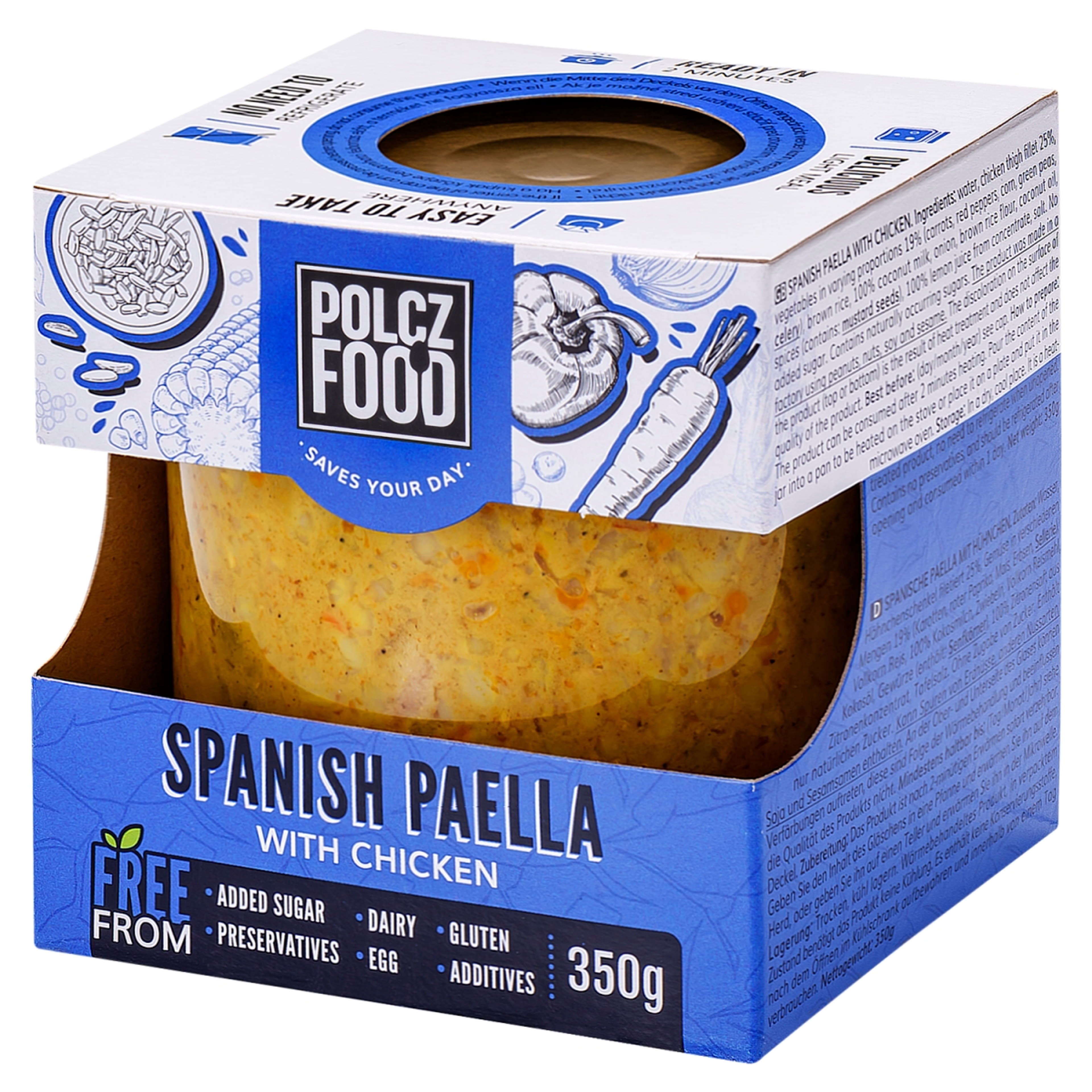 Polcz Spanyol Paella csirkehússal - 350 g