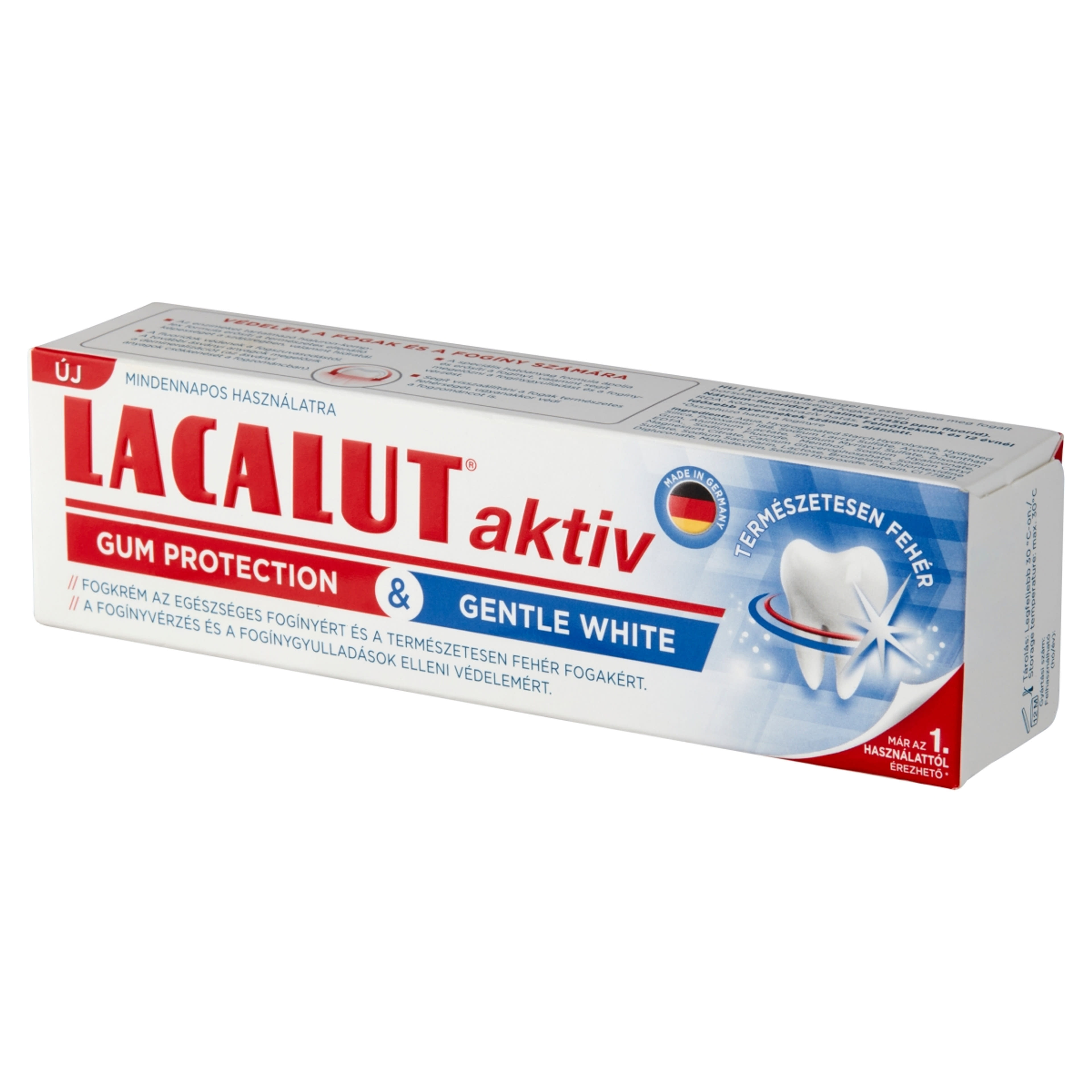 Lacalut Aktiv Gum Protection & Gentle White fogkrém - 75 ml-3
