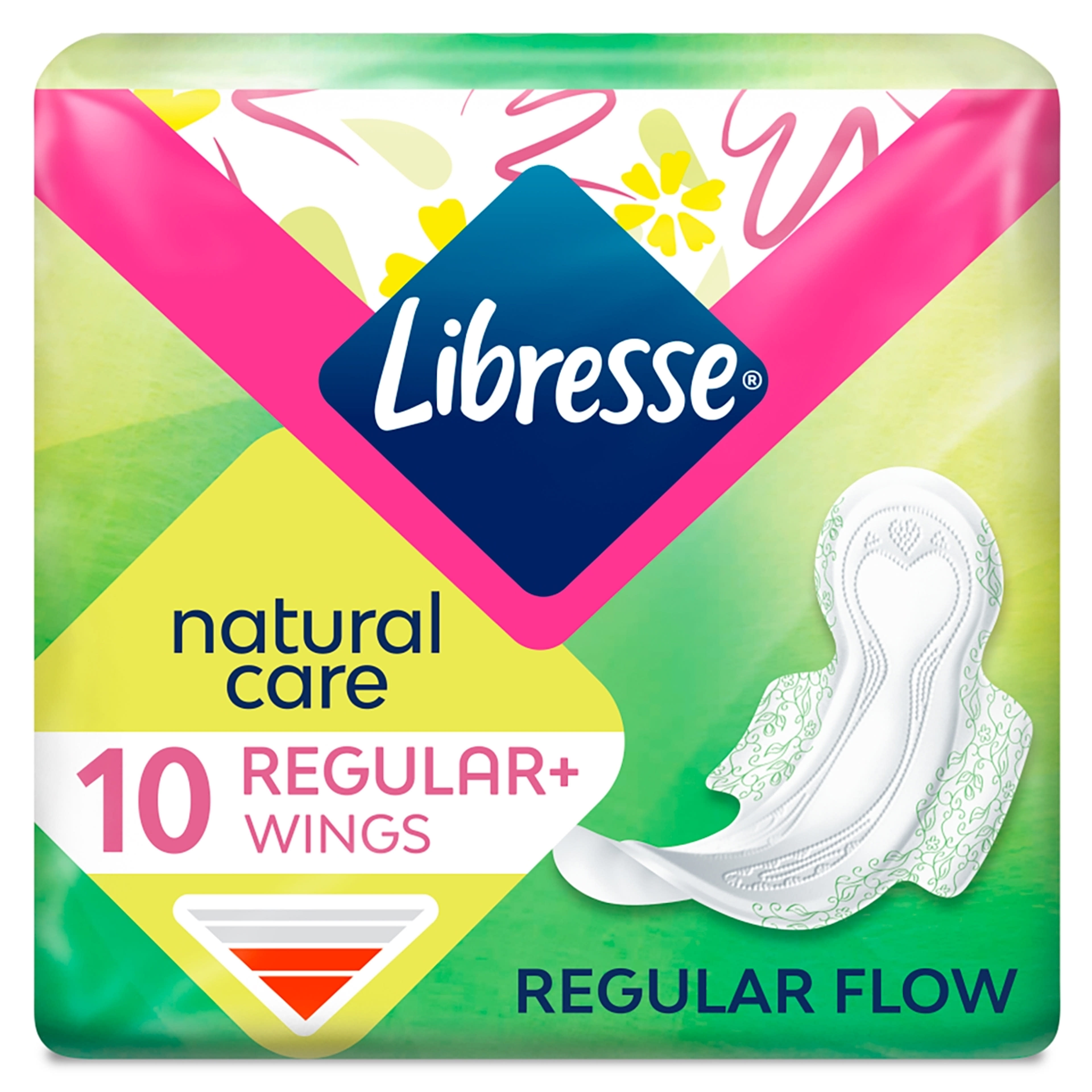 Libresse Regular+ Natural Care egészségügyi betét - 10 db-5