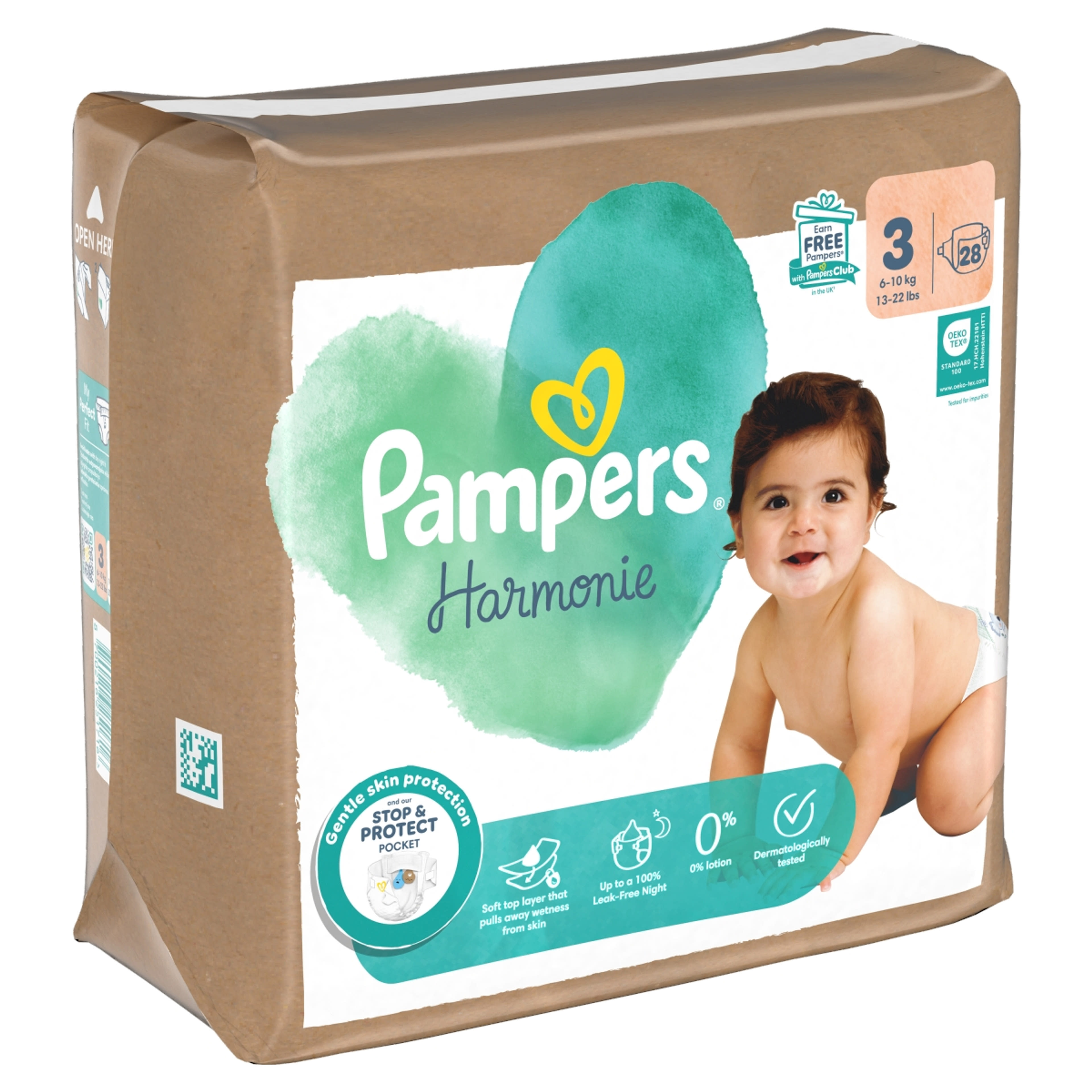 Pampers Harmonie bugyipelenka méret: 3, 6kg-10kg - 28 db-2