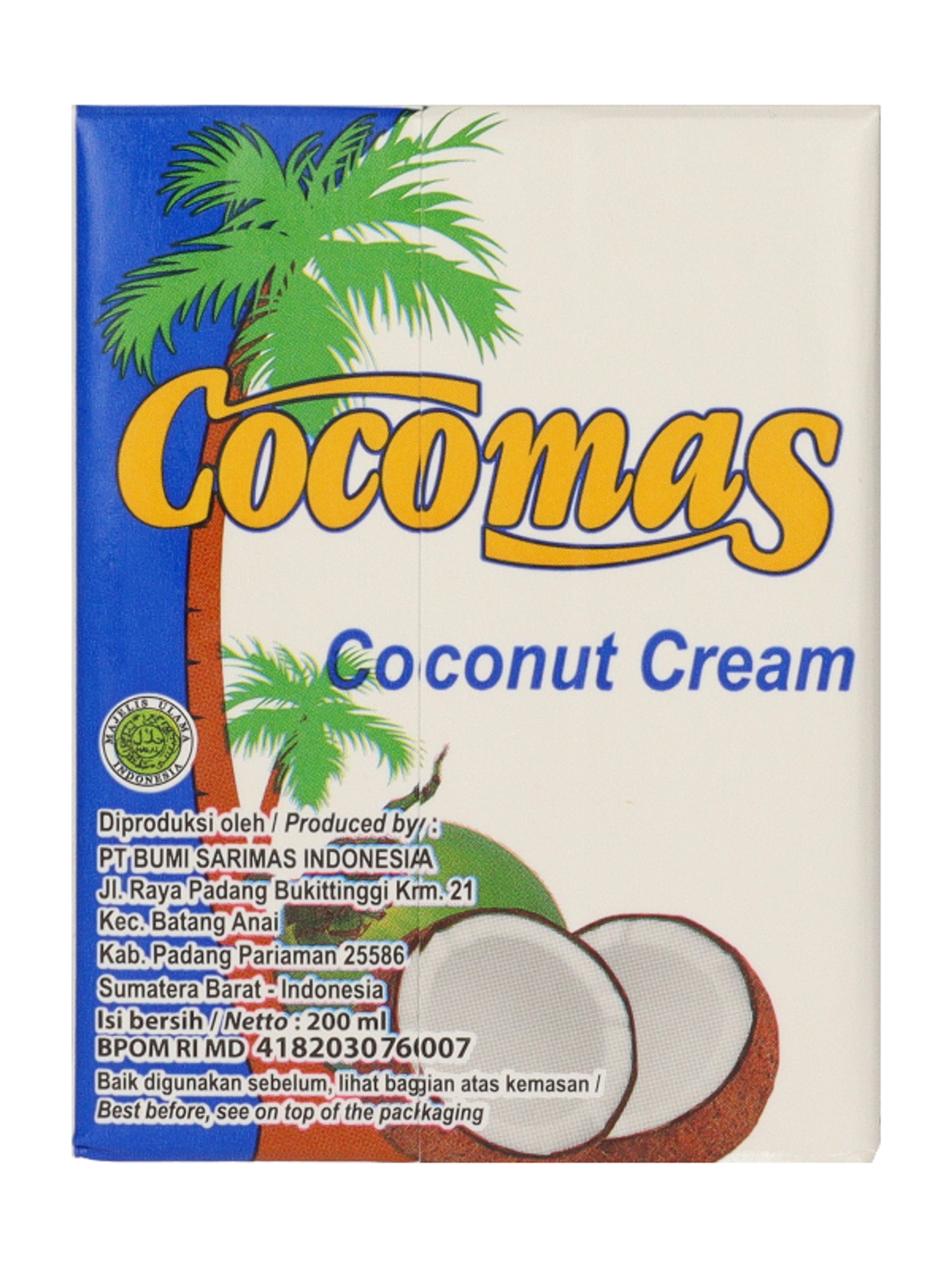 Cocomas kókuszkrém - 200 ml