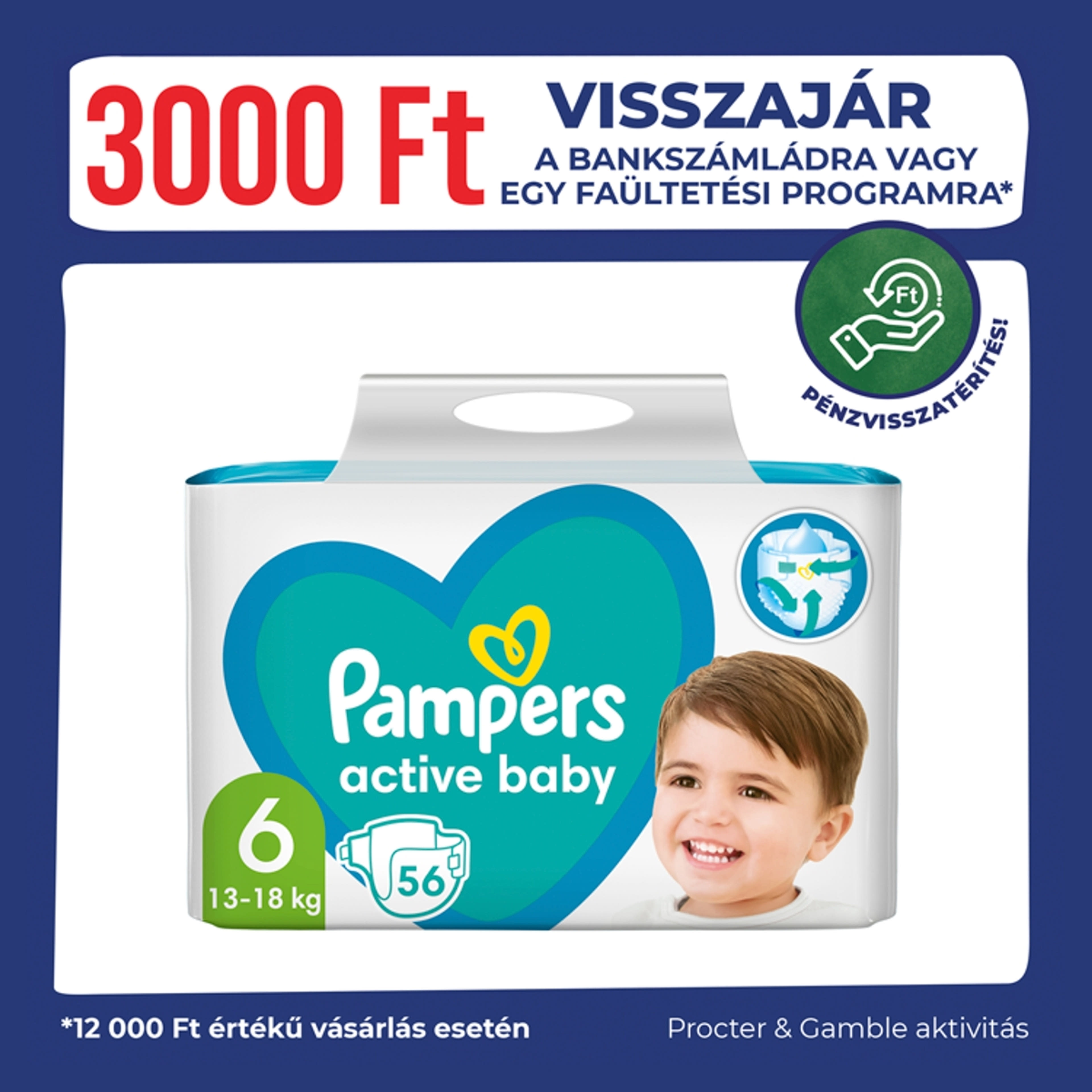 Pampers Active Baby Giant Pack Pelenka 6 - 56 db