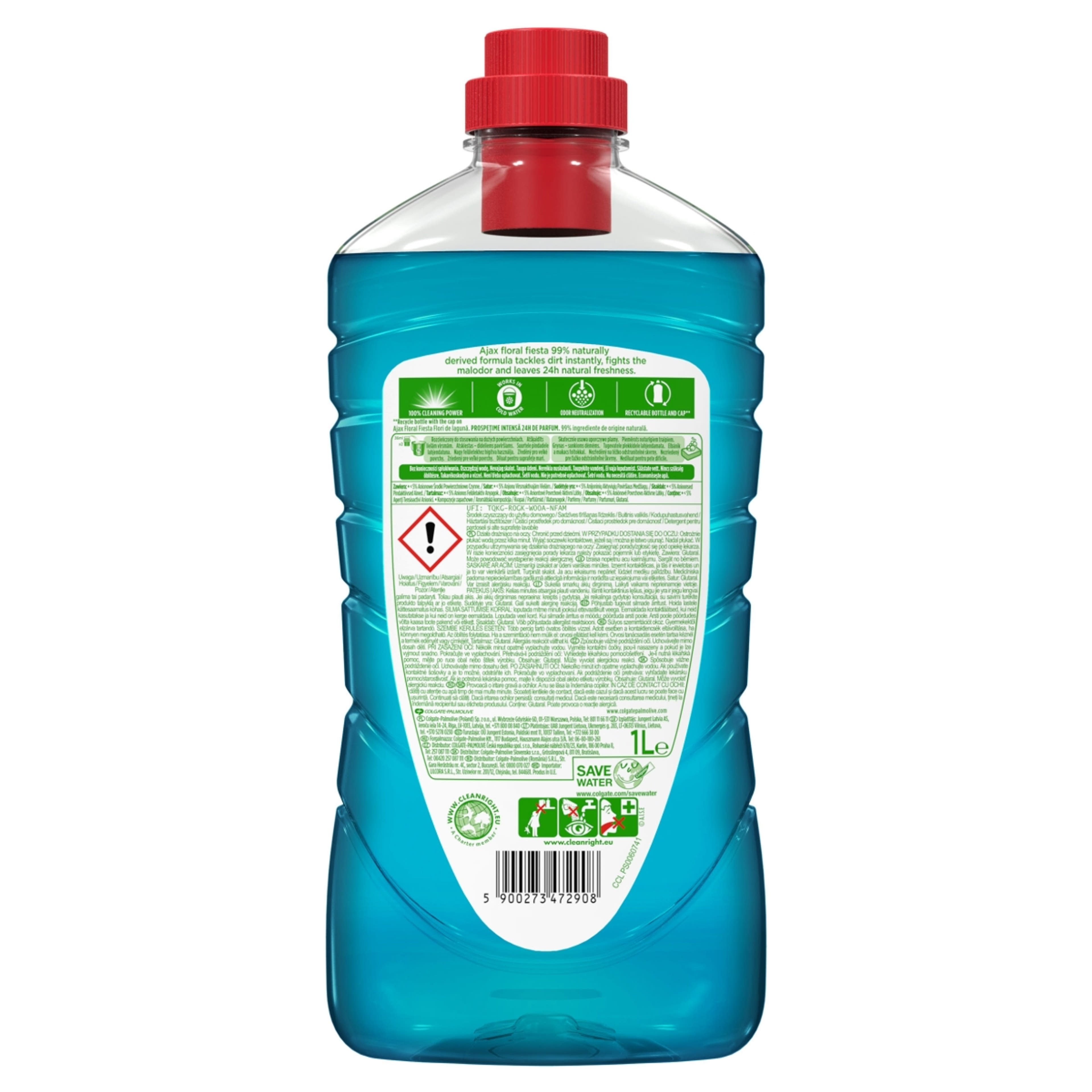Ajax Floral Fiesta Lagoon Flowers Általános Tisztítószer - 1000 ml-2