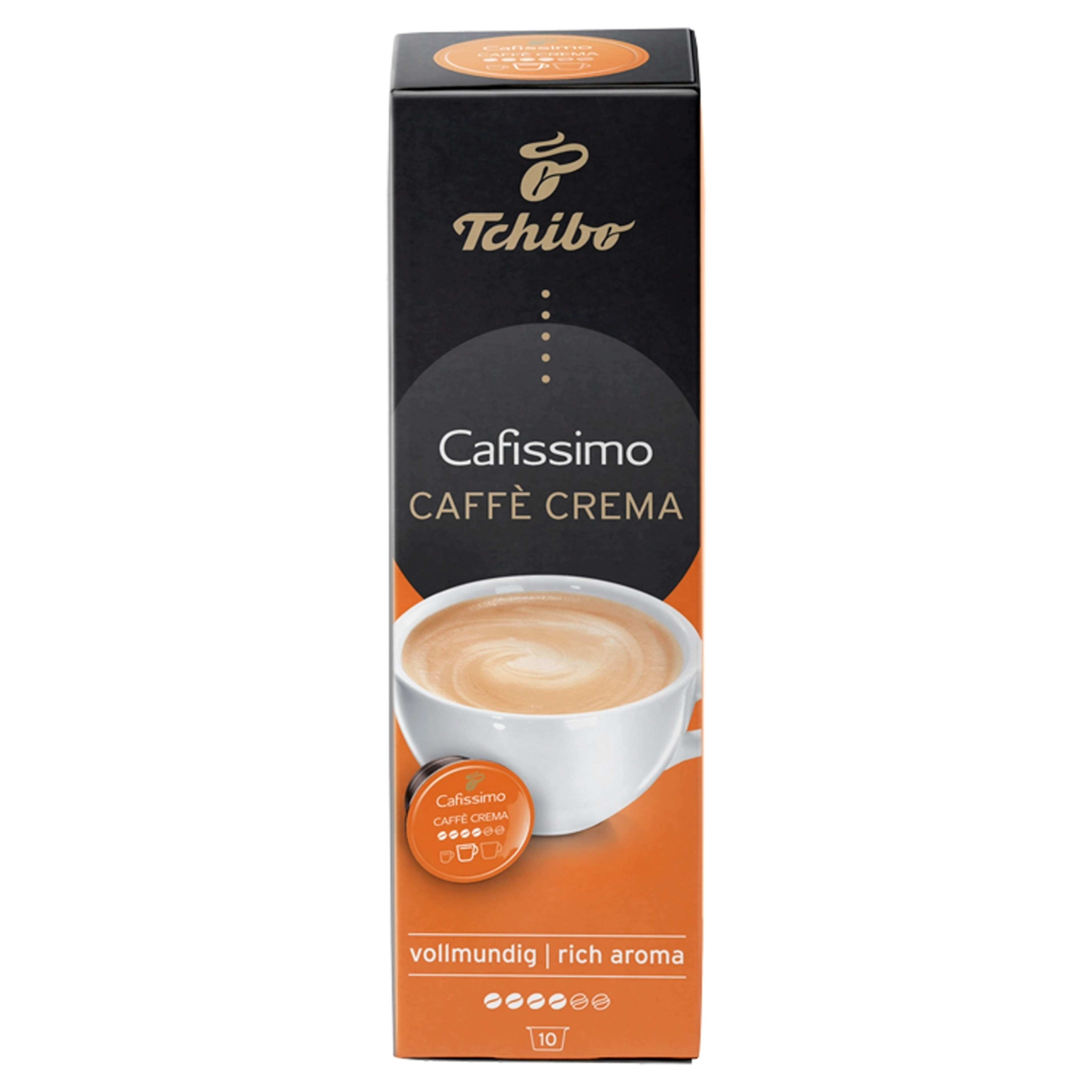 Tchibo Caffe Crema Rich Aroma Cafissimo kávékapszula - 10 db