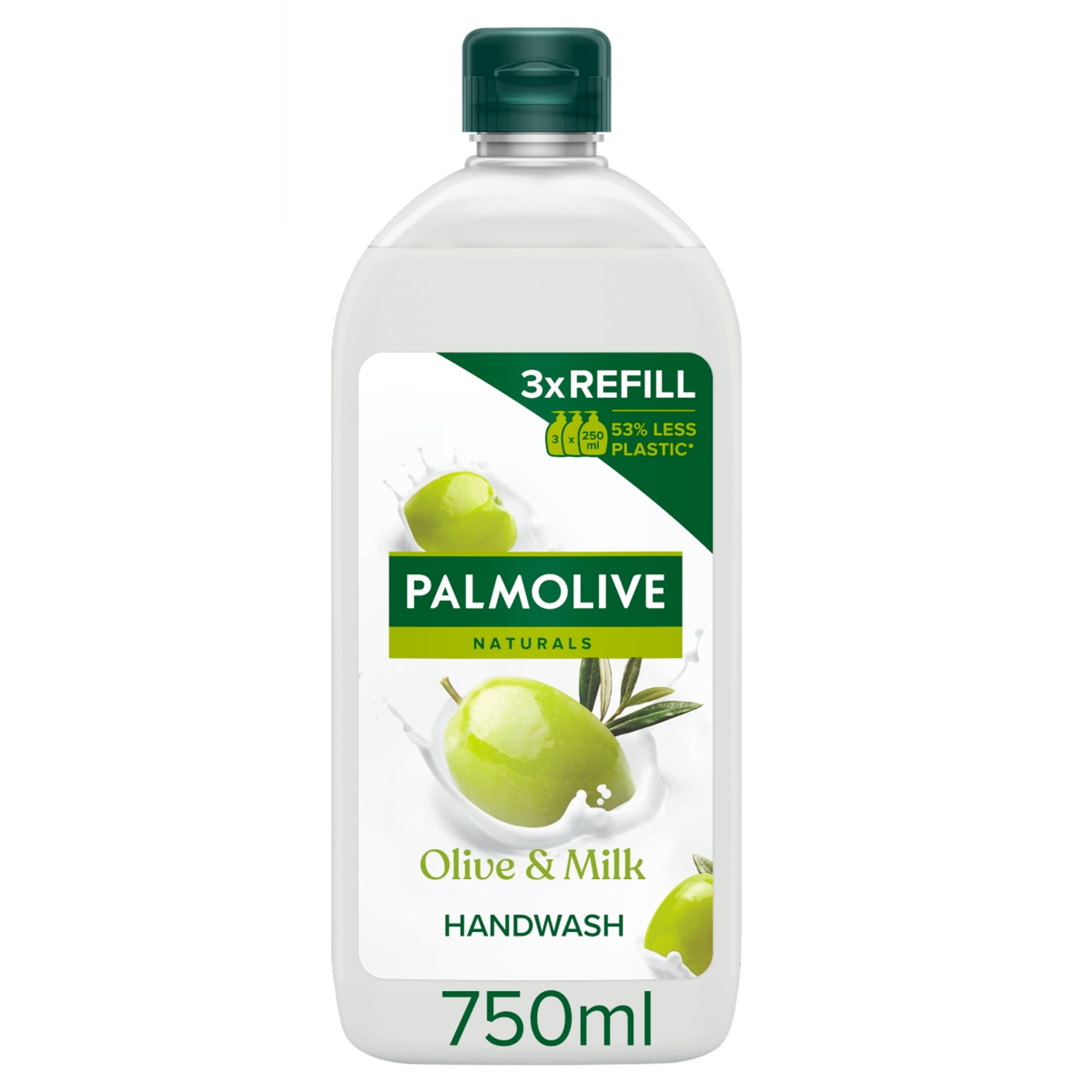 Palmolive Naturals Milk & Olive folyékony szappan utántöltő - 750 ml-1
