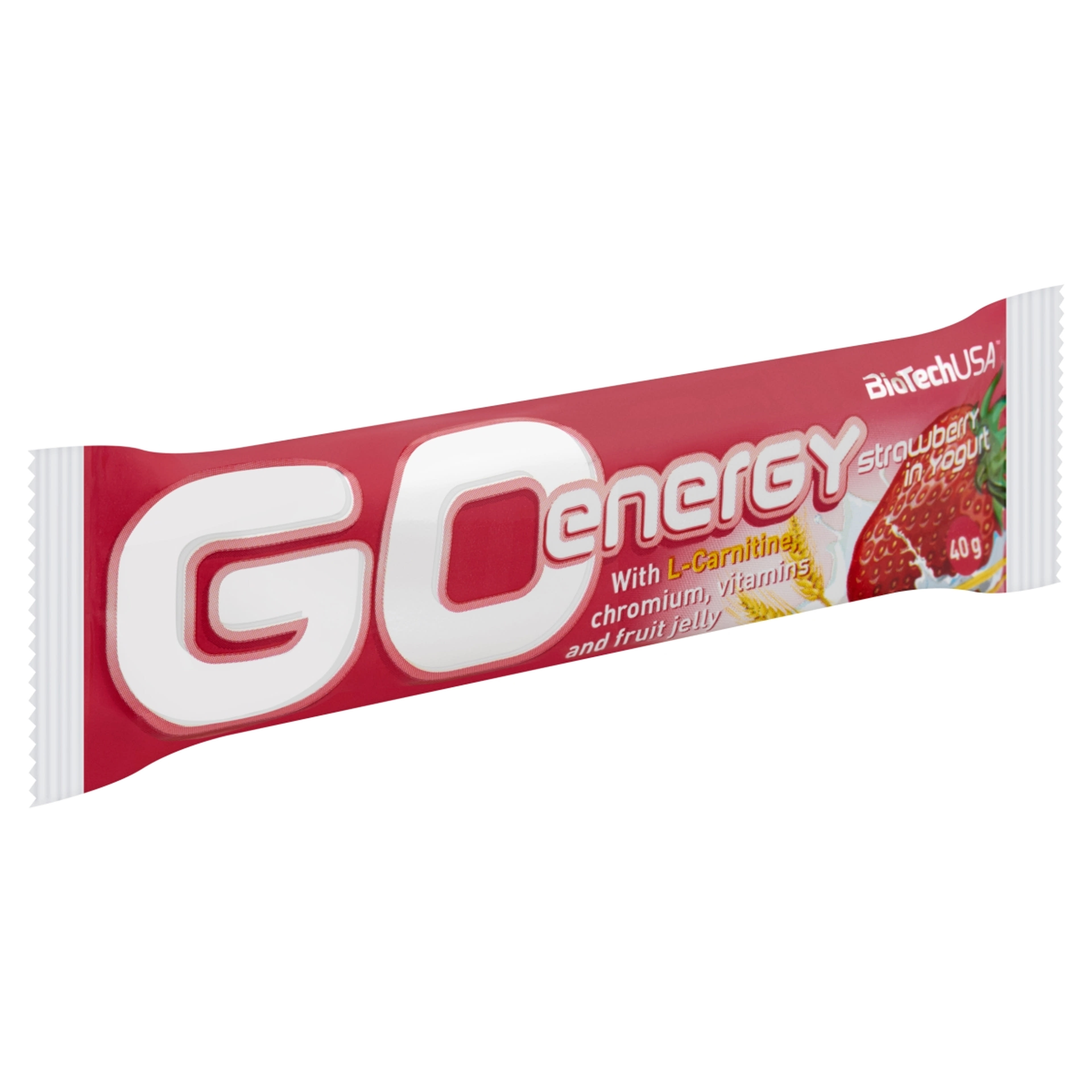 BioTechUSA Go Energy Bar eper - joghurt - 40 g-2