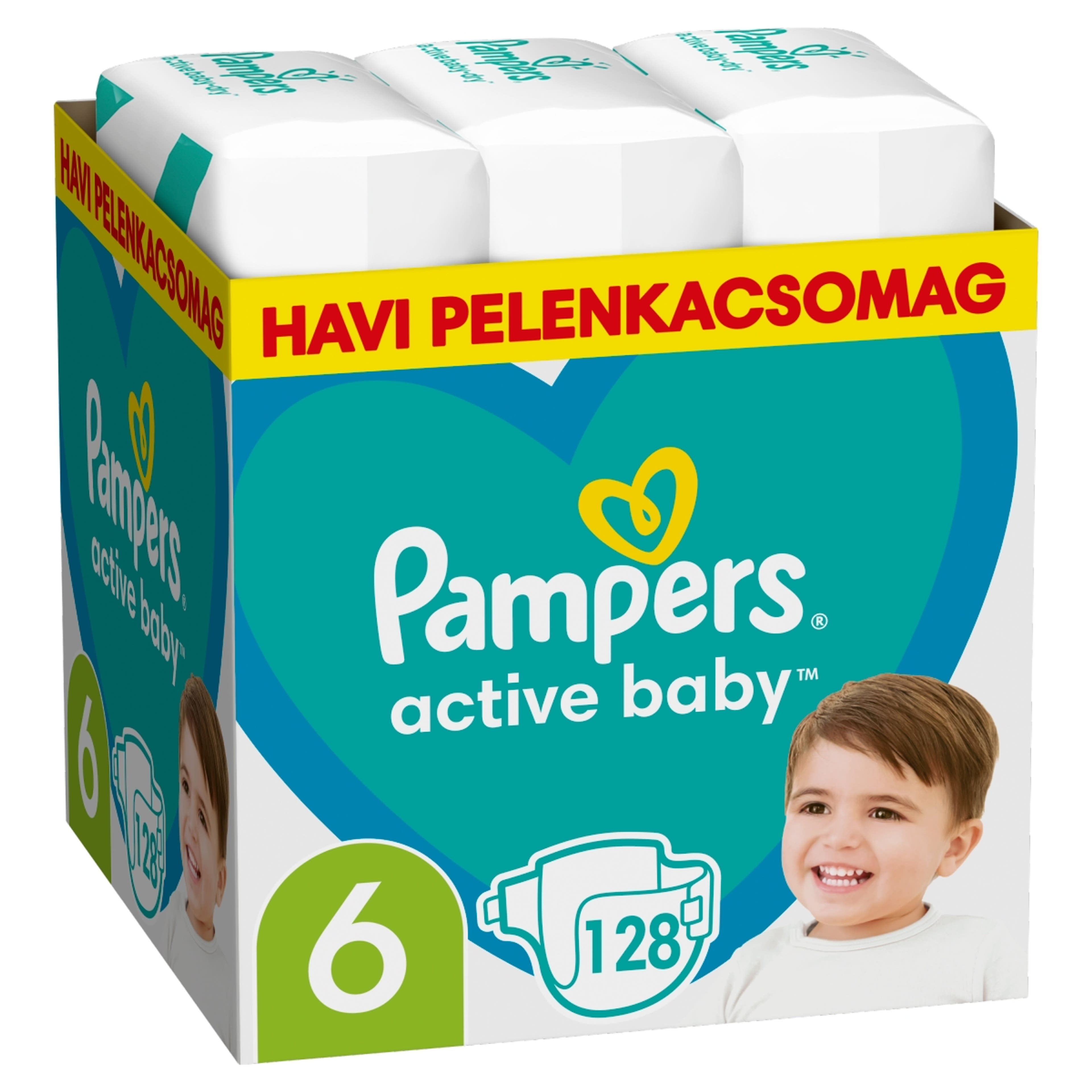 Pampers Active baby Monthly Pack 6 13-18 kg - 128 db