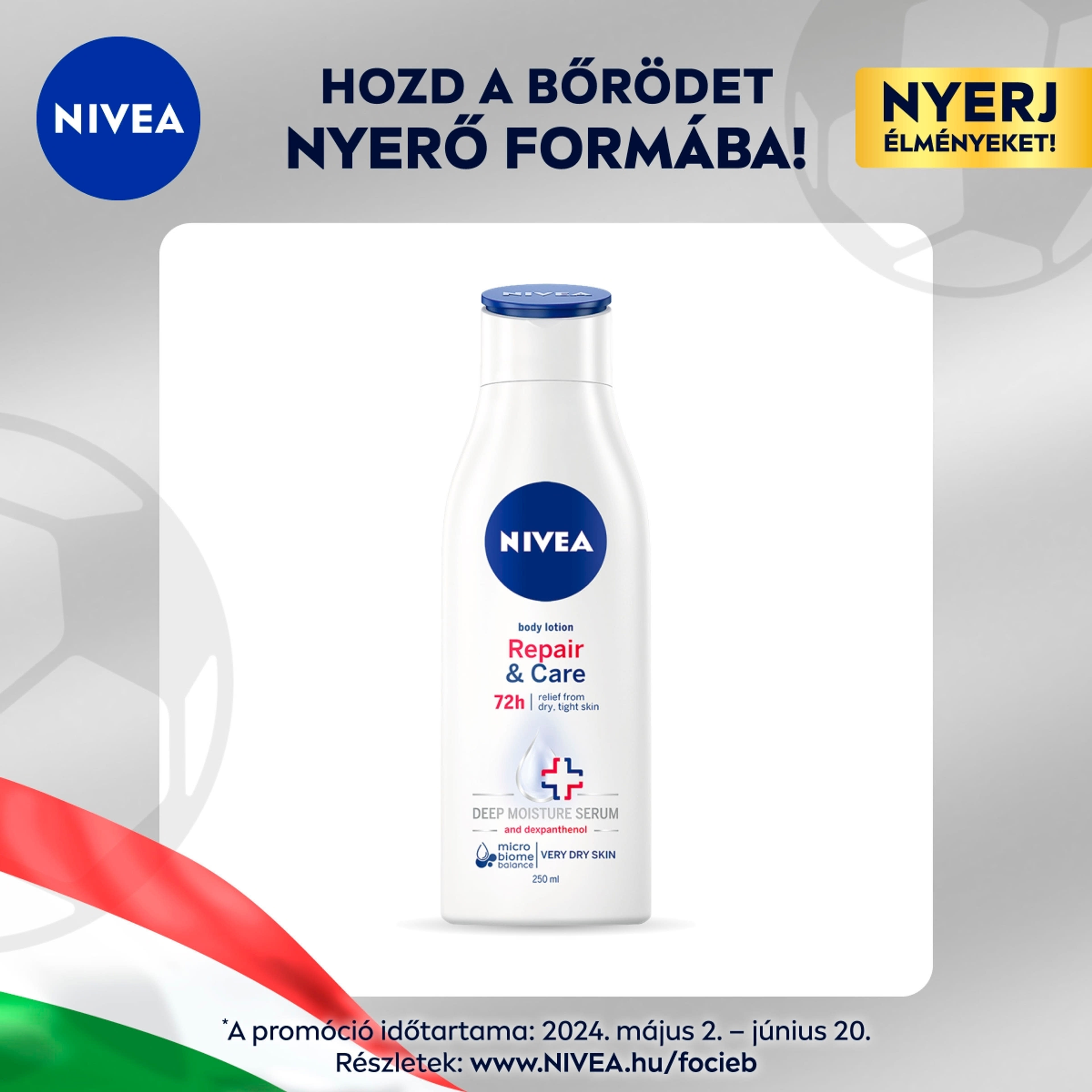 Nivea Repair & Care regeneráló testápoló  - 250 ml-2