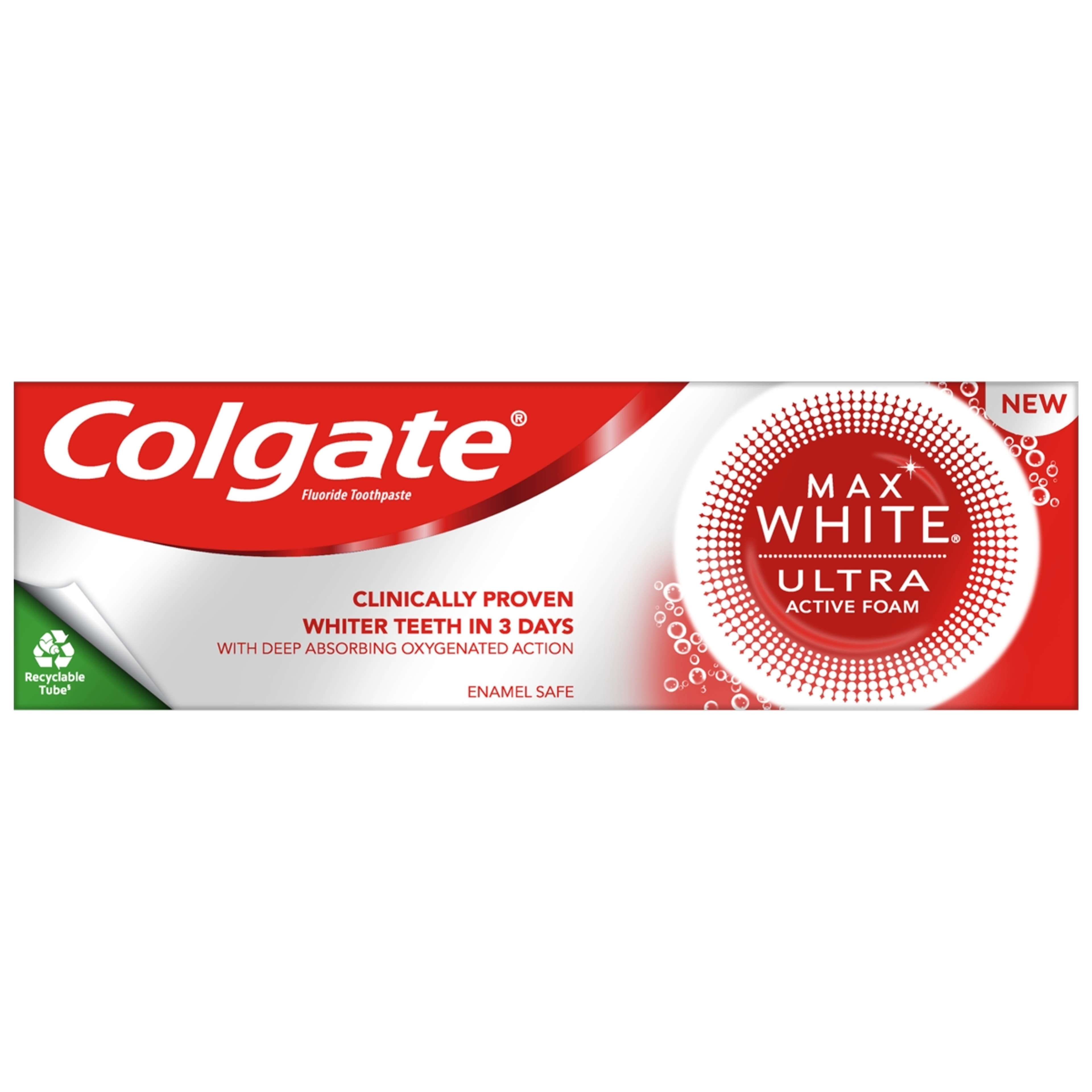 Colgate Max White Ultra Active Foam Whitening fogkrém - 50ml