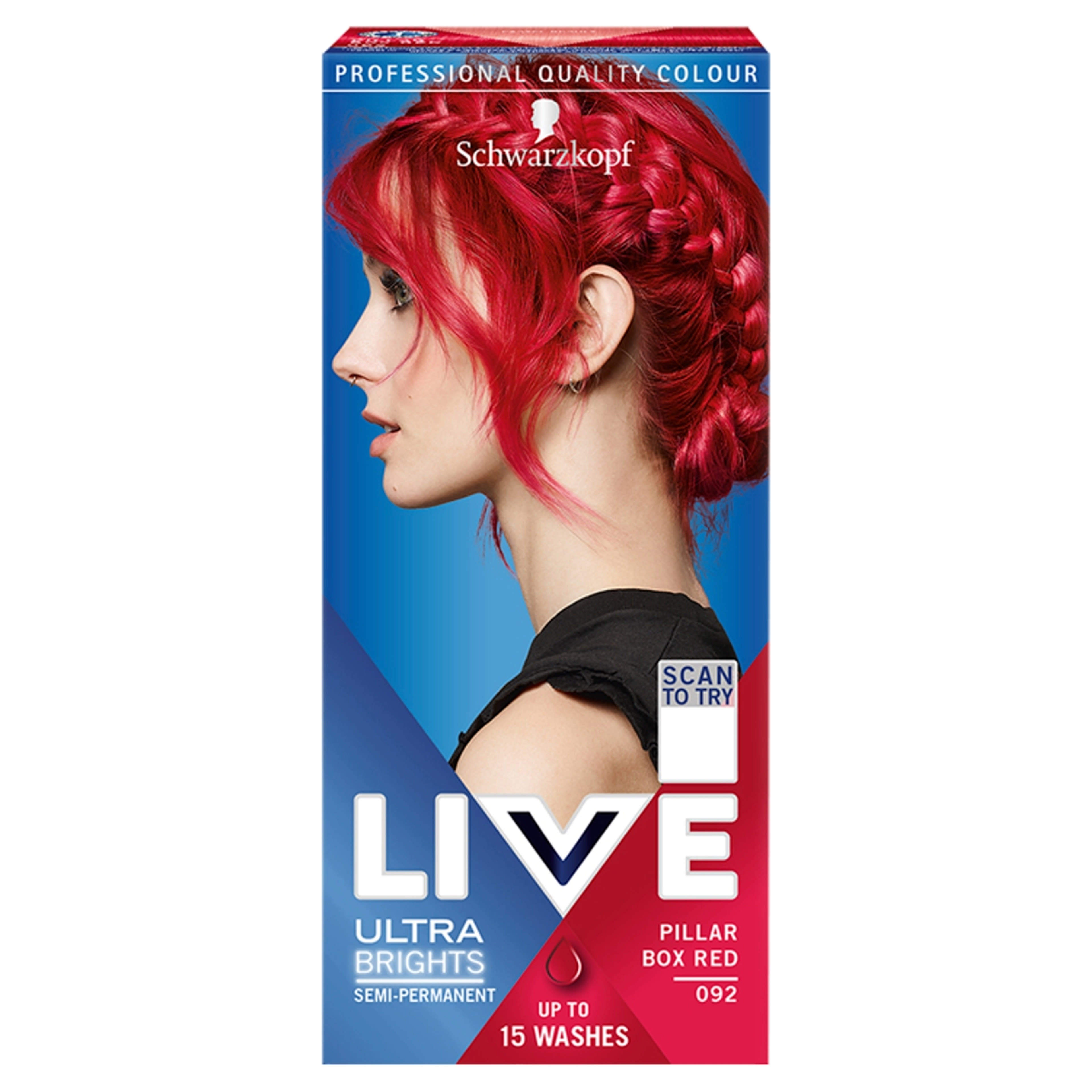 Schwarzkopf Color Live hajszínező 92 piros - 1 db