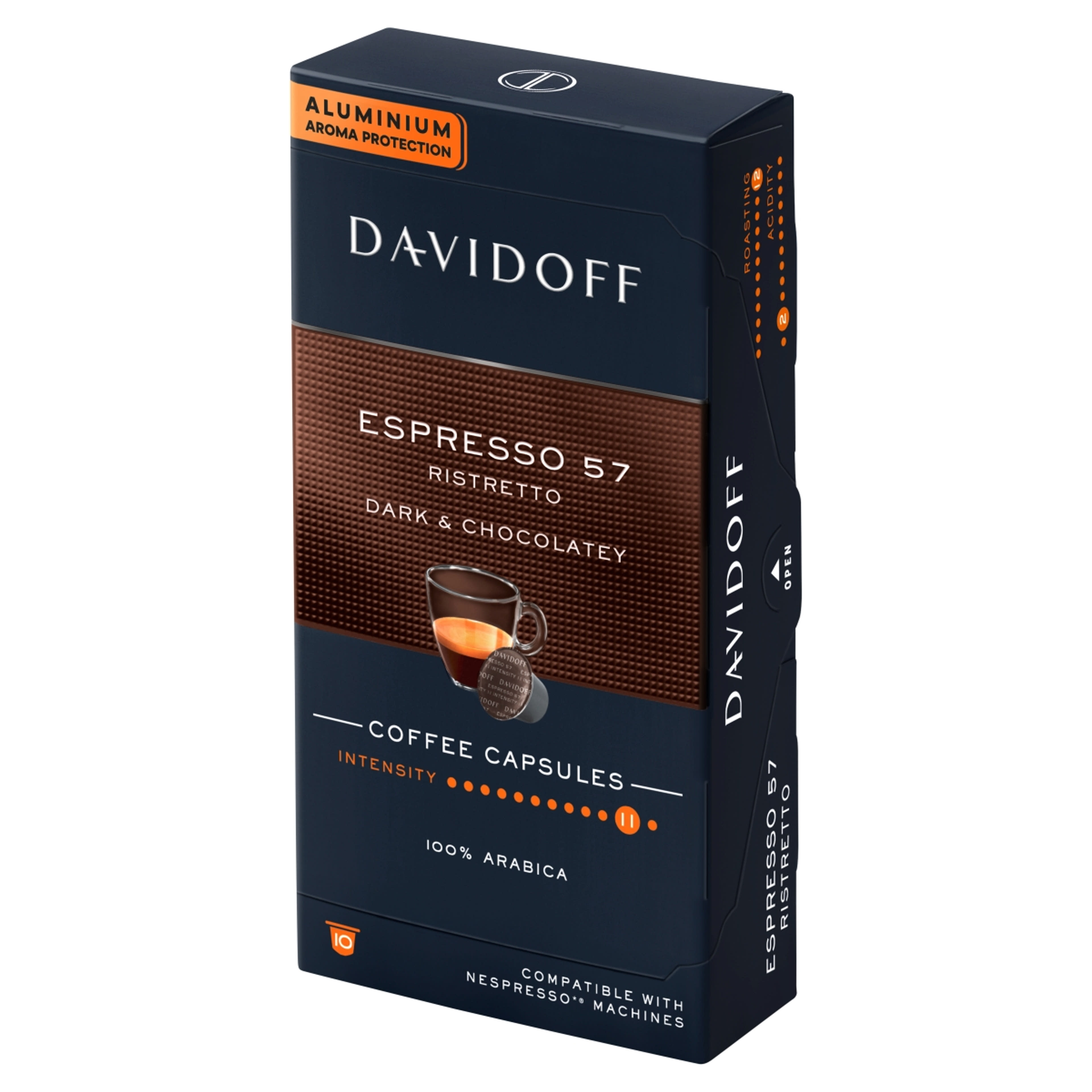 Davidoff Espresso 57 Ristretto Dark & Chocolatey kávékapszula - 10 db-2