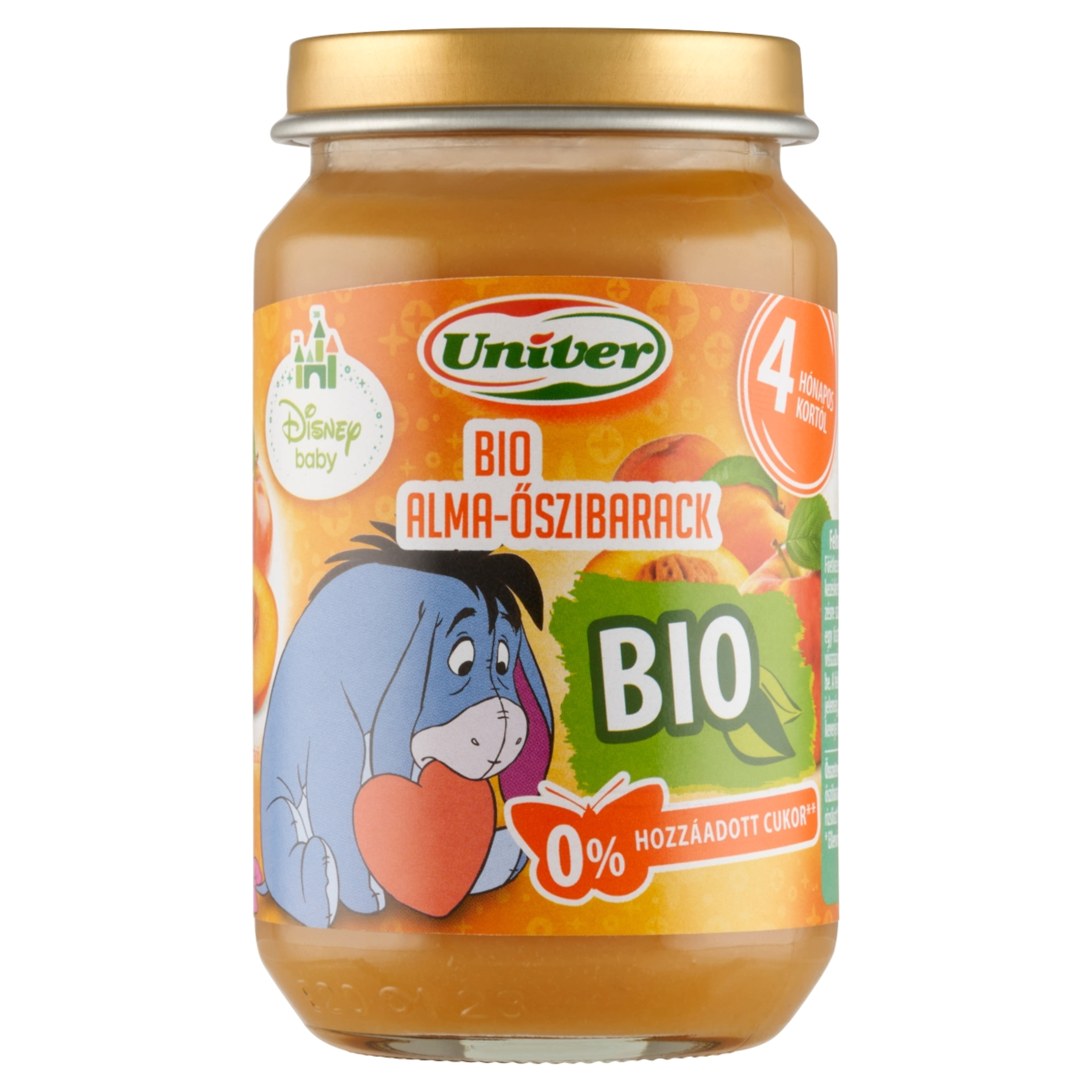 Univer Bébiétel Alma- Őszibarack Ízesítéssel 4 Hónapos Kortól - 163 g-1