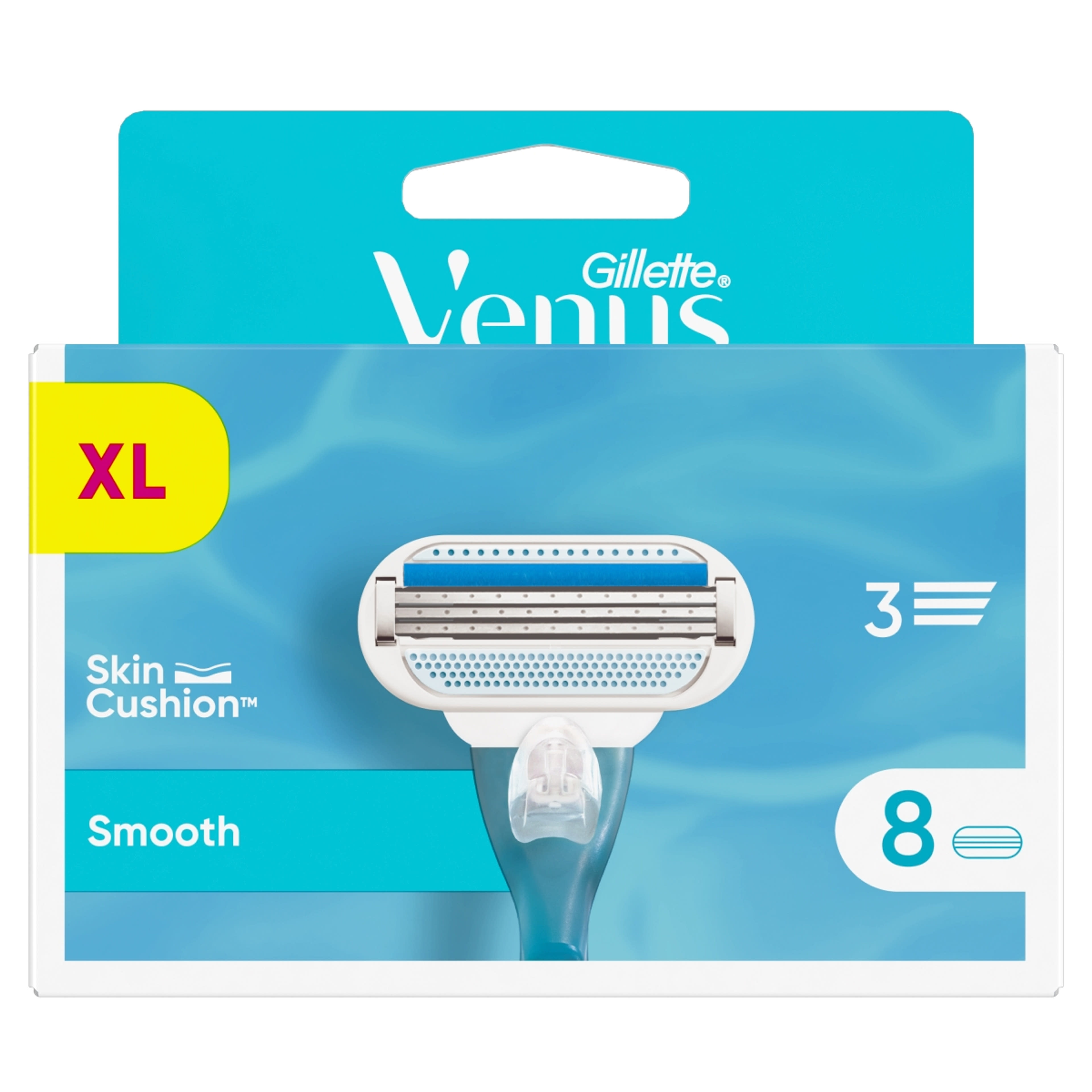 Venus Smooth borotvabetét 3 pengés - 8 db