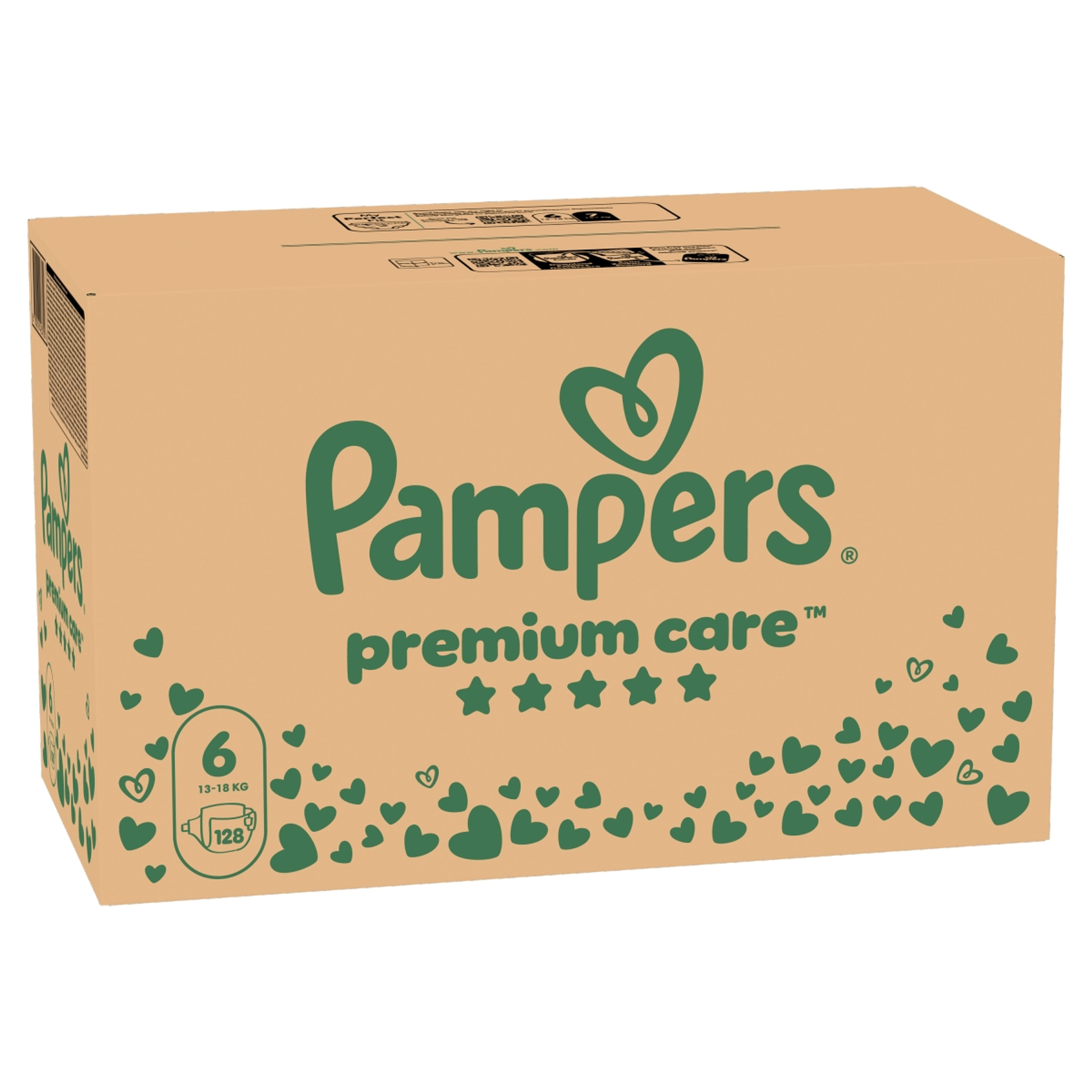 Pampers Premium Care pelenka, 6 méret, 13kg-18kg - 128 db-2