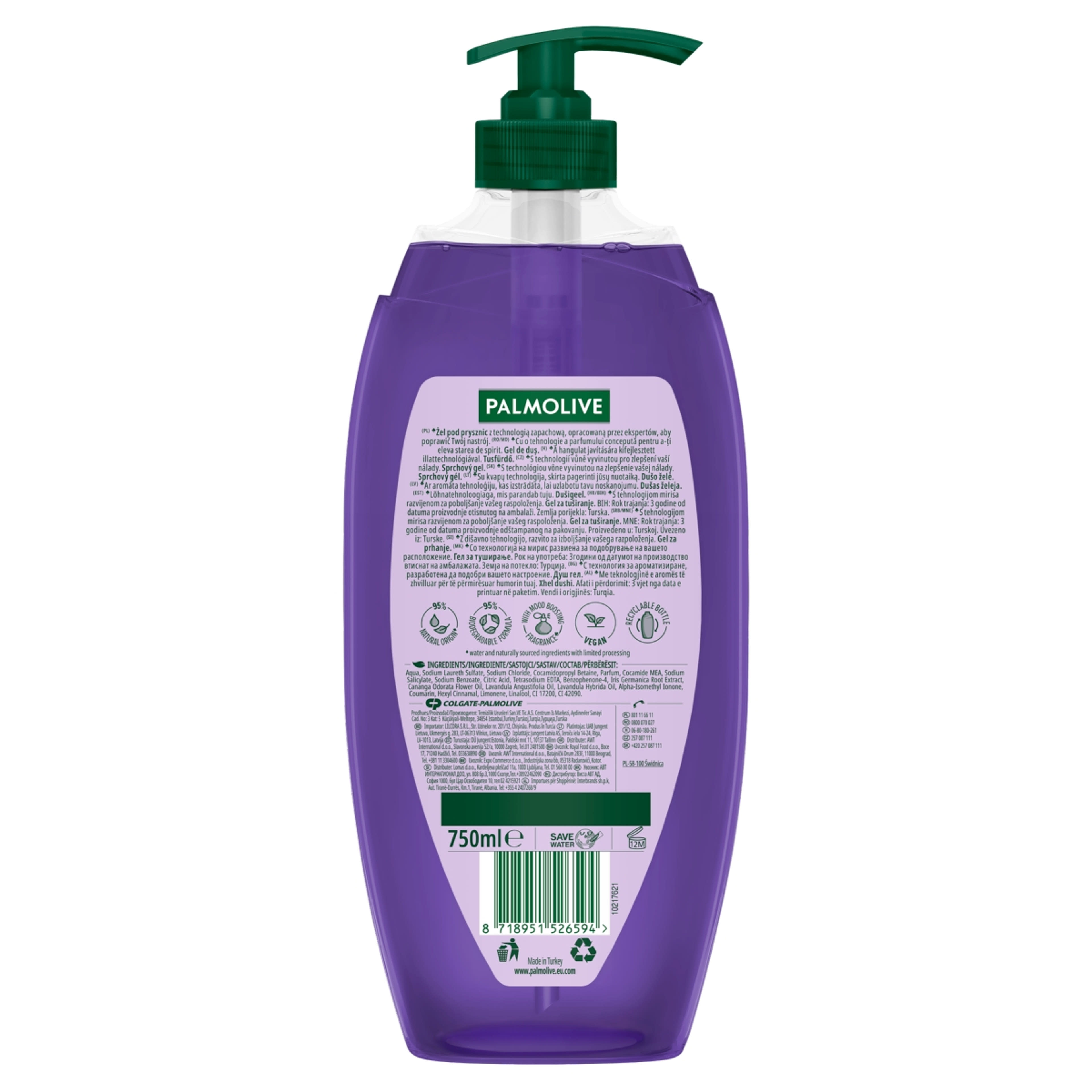 Palmolive Aroma Essence Ultimate Relax pumpás tusfürdő - 750 ml-2