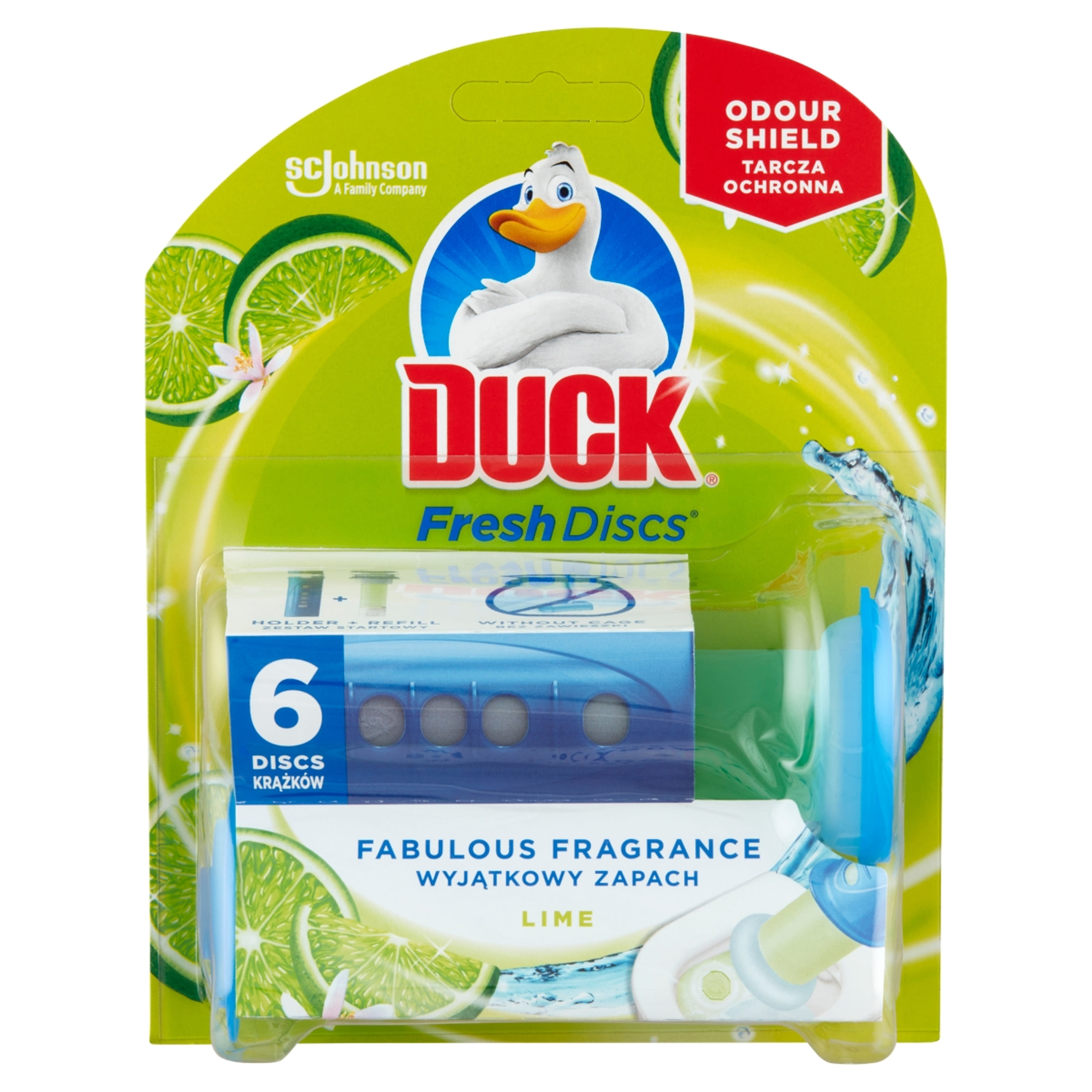 Duck Fresh Discs Lime WC-Öblítő Korong - 36 ml