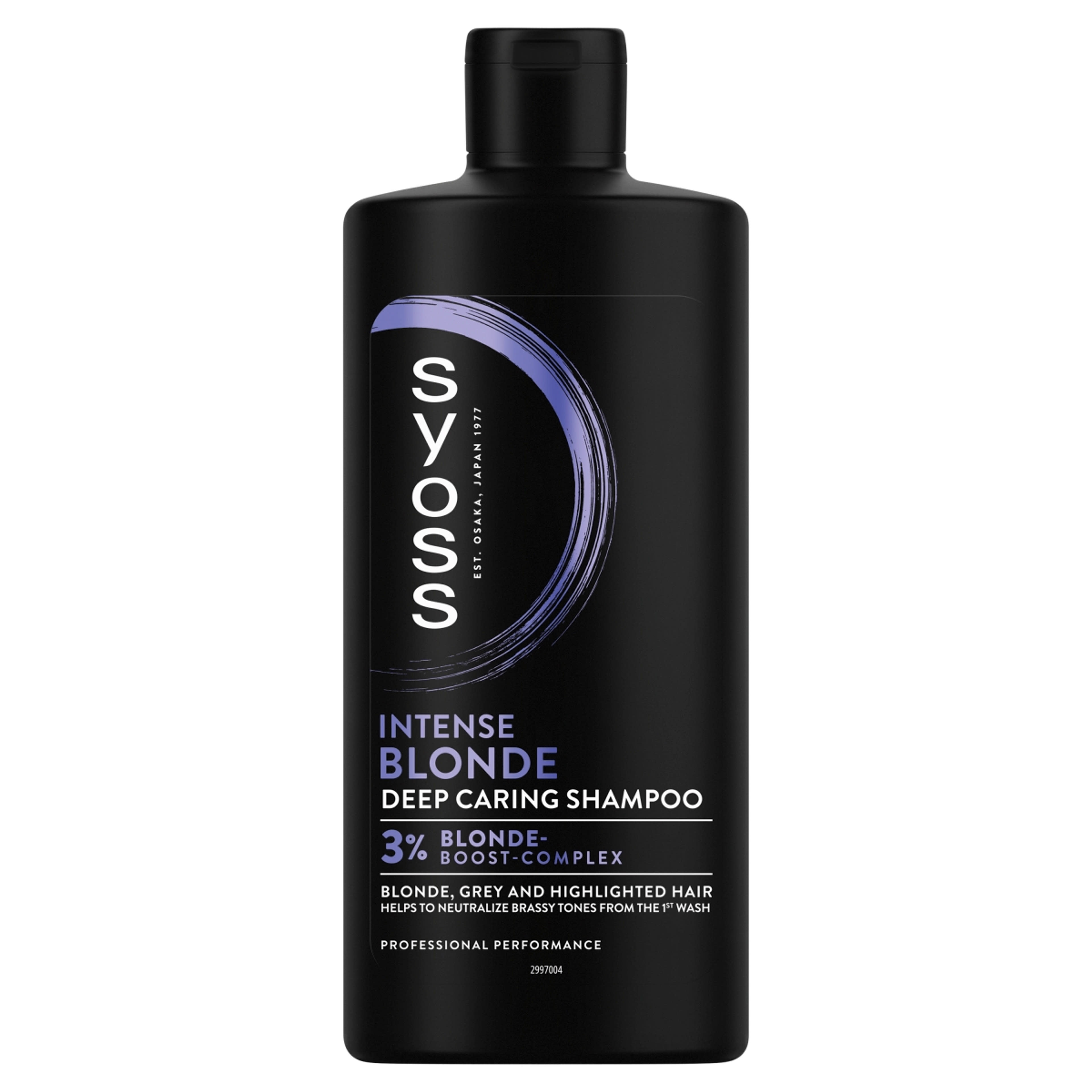 Syoss hamvasító sampon blonde & silver - 440 ml-1