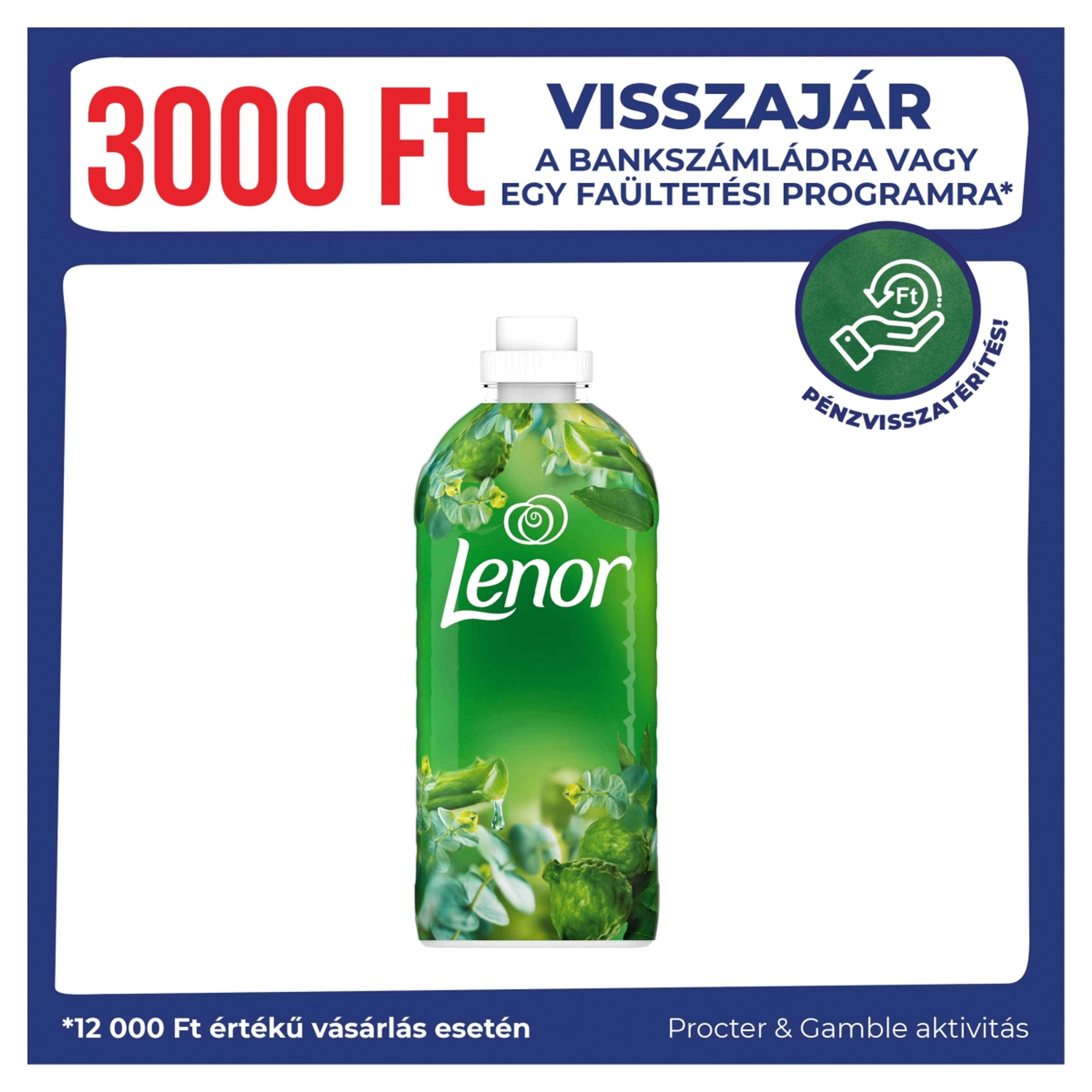 Lenor Aloe Vera & Eucalyptus öblítő 48 mosáshoz - 1200 ml