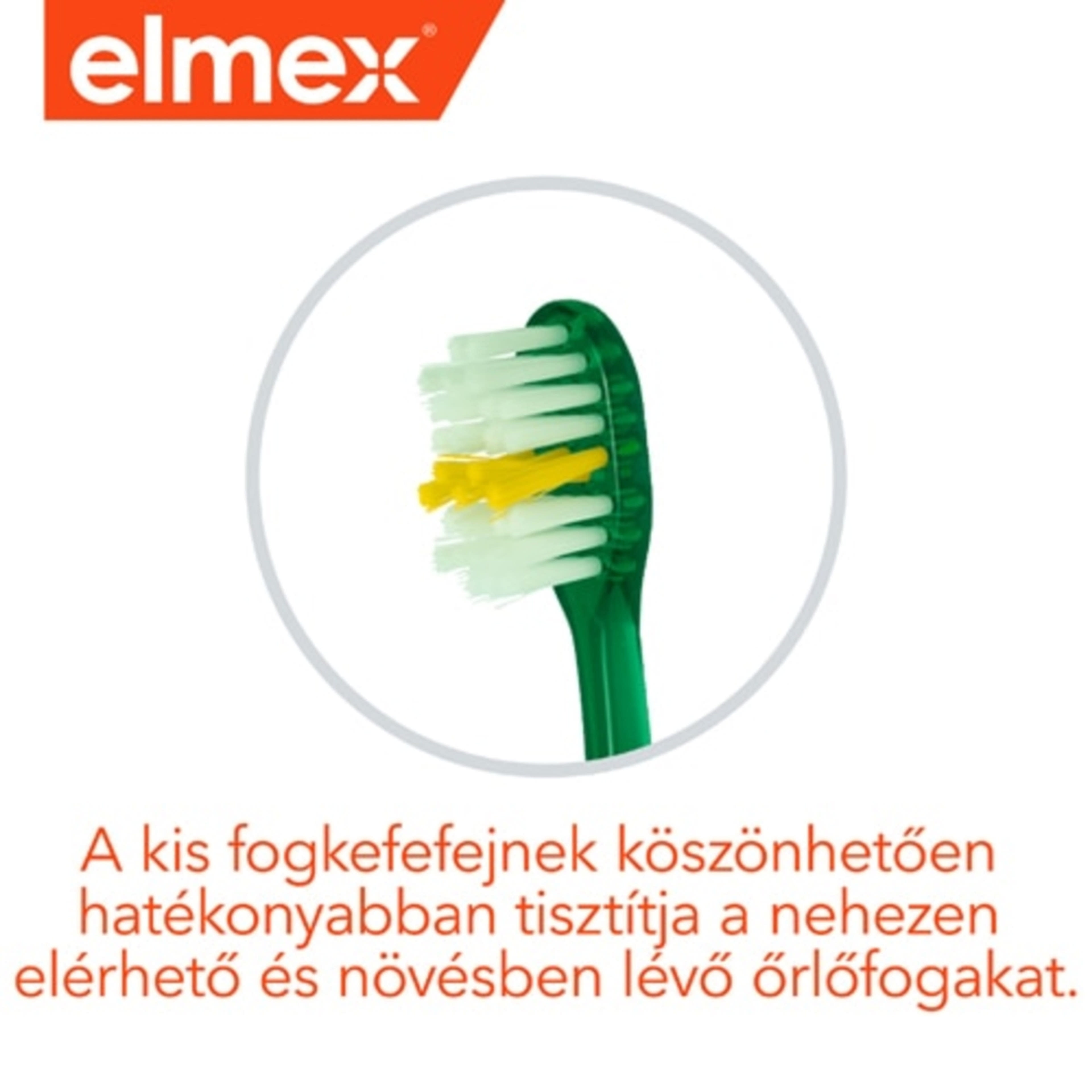 Elmex Junior 6-12 éves kor között ajánlott fogkefe - 1 db-5