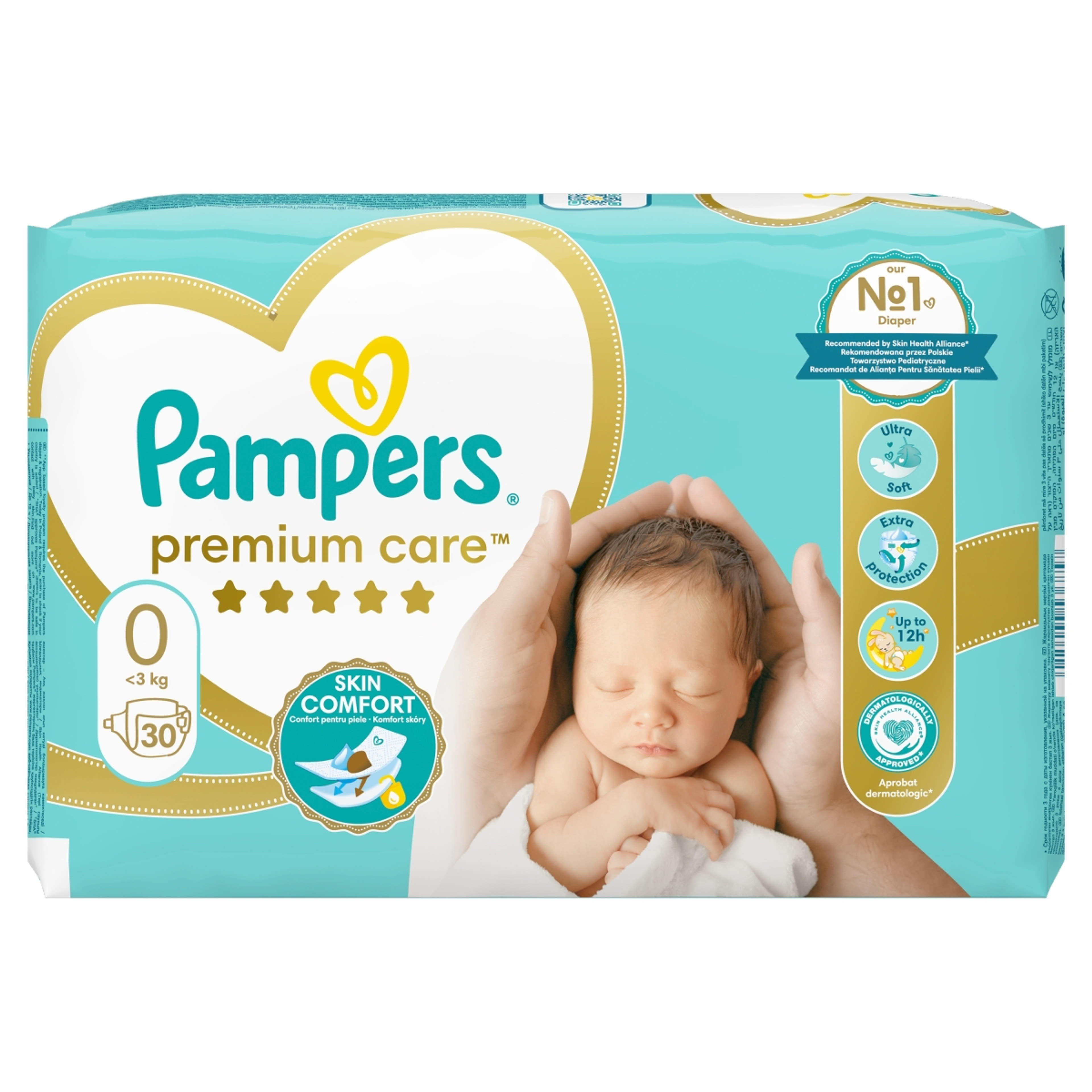Pampers Premium Care Pelenka Újszülött Kortól - 30 db
