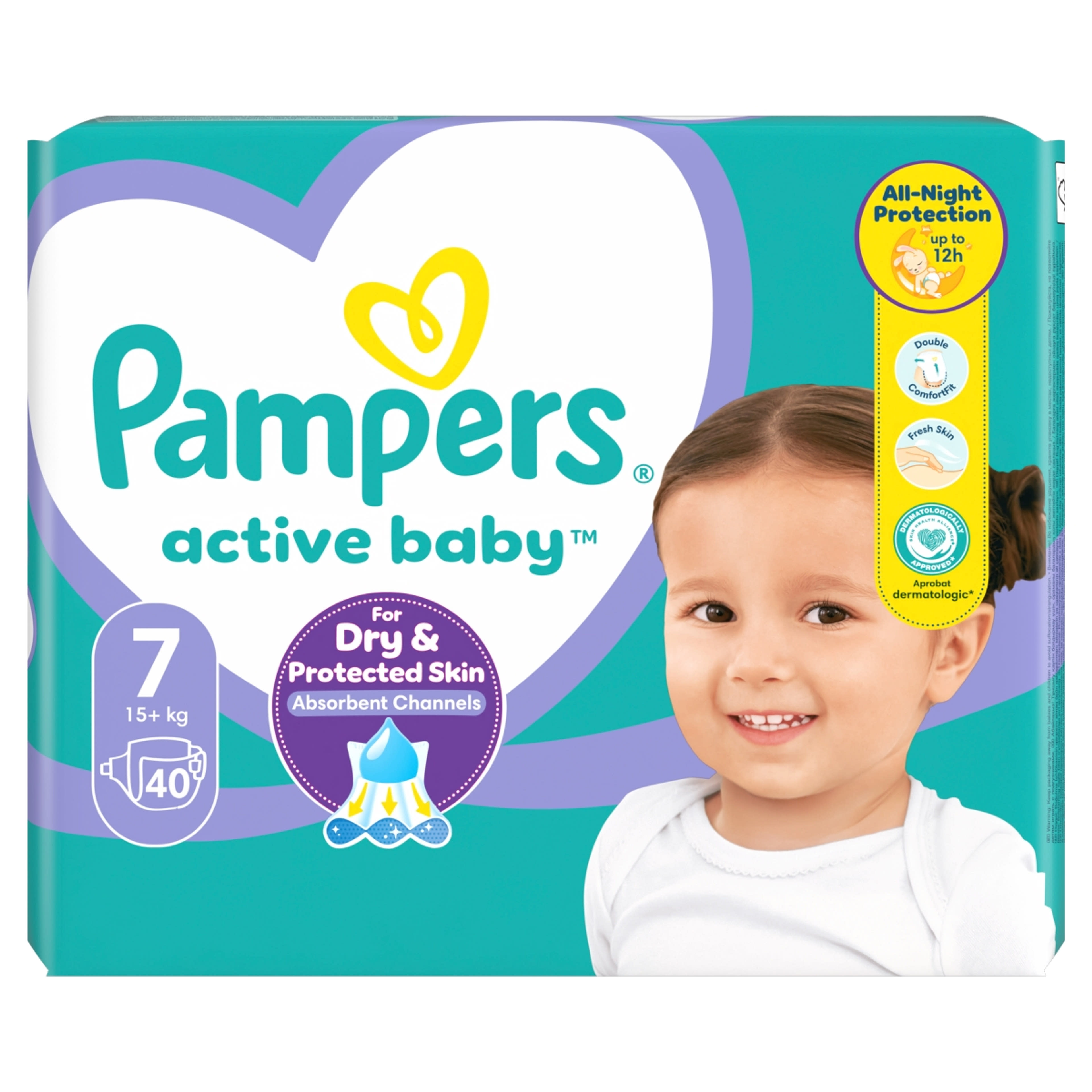 Pampers Active Baby Maxi Pack Pelenka 7 - 40 db