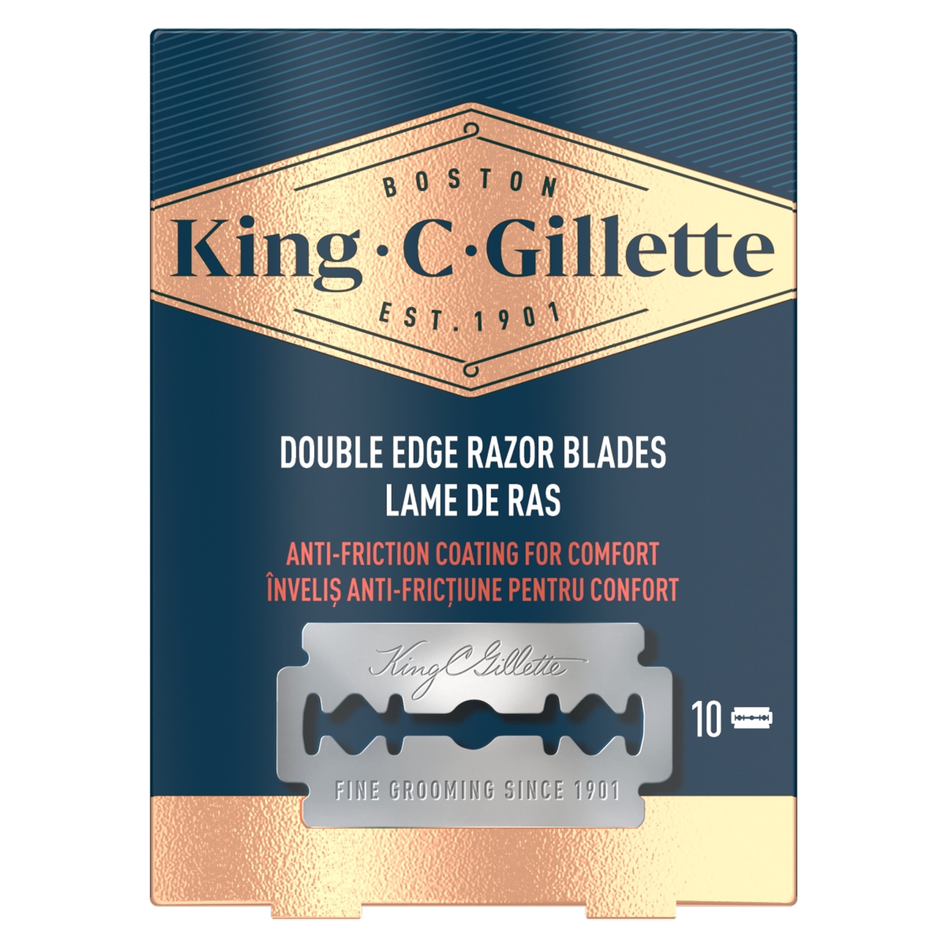 Gillette King C. Double Edge borotvabetét - 10 db