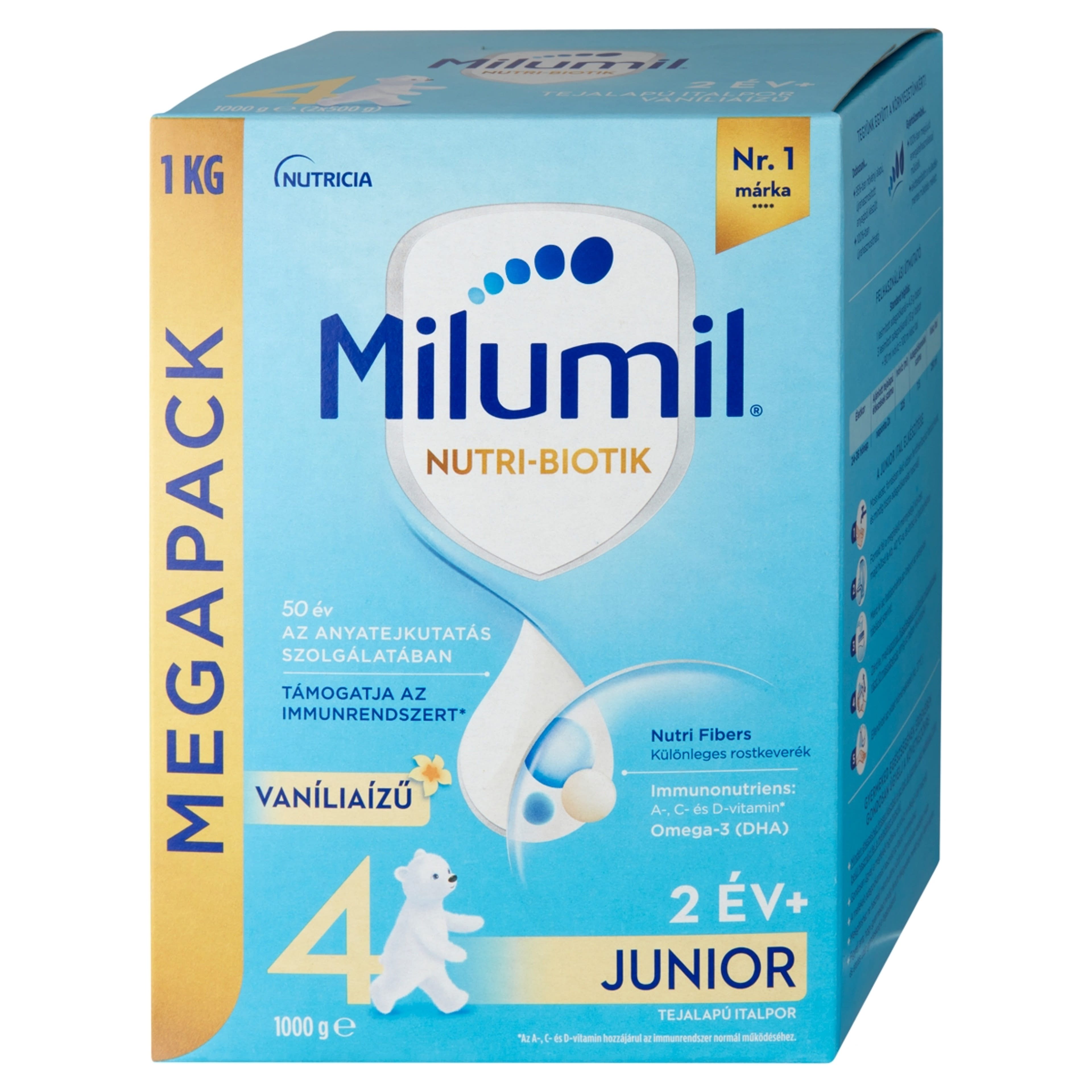 Milumil 4 Vaníliaízű Junior ital 2 éves kortól - 1000 g-3