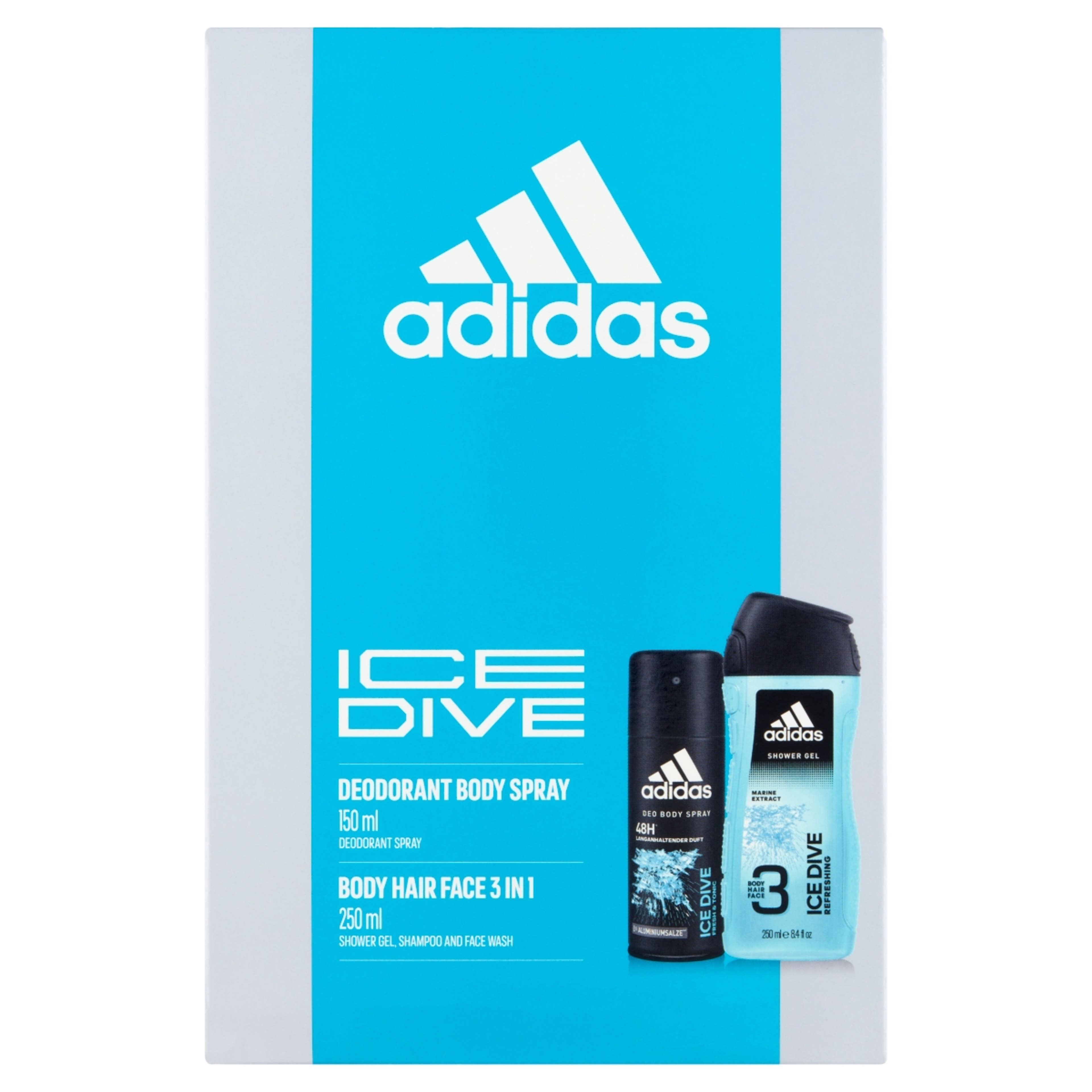 Adidas Ice Drive ajándékcsomag (deo+tusfürdő) - 1 db