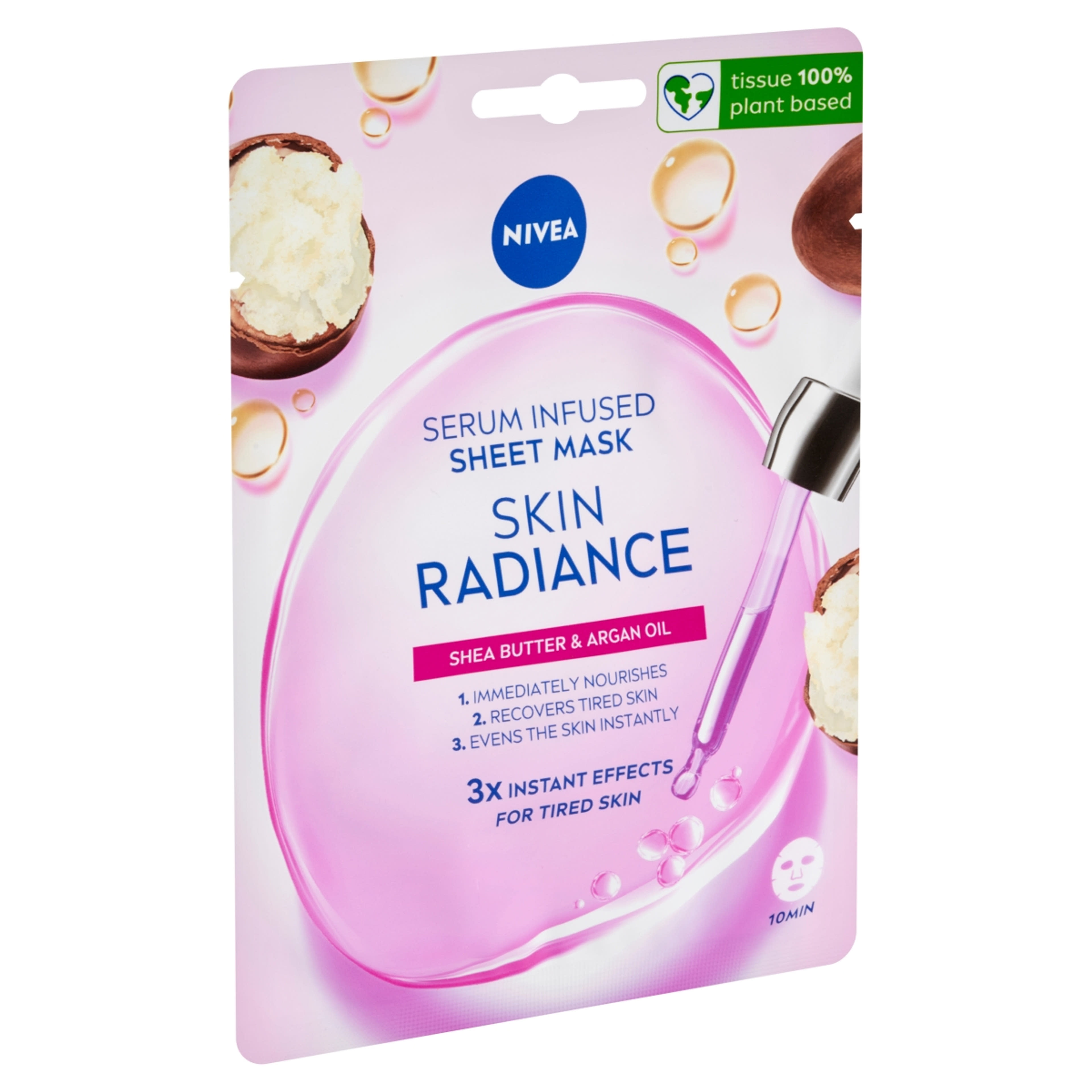 NIVEA Skin Radiance szérummal átitatott fátyolmaszk - 1 db-2