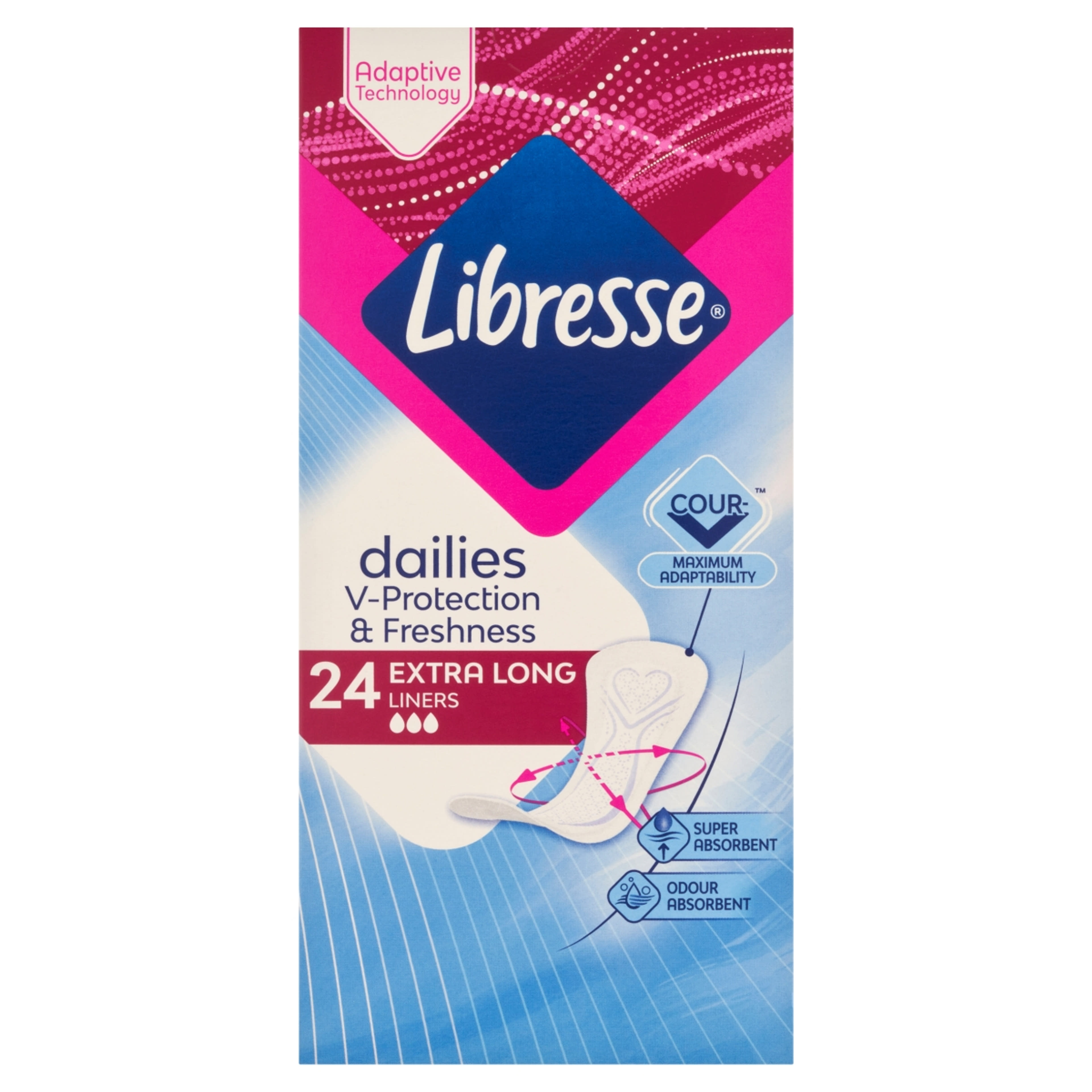 Libresse Extra Long tisztasági betét - 24 db