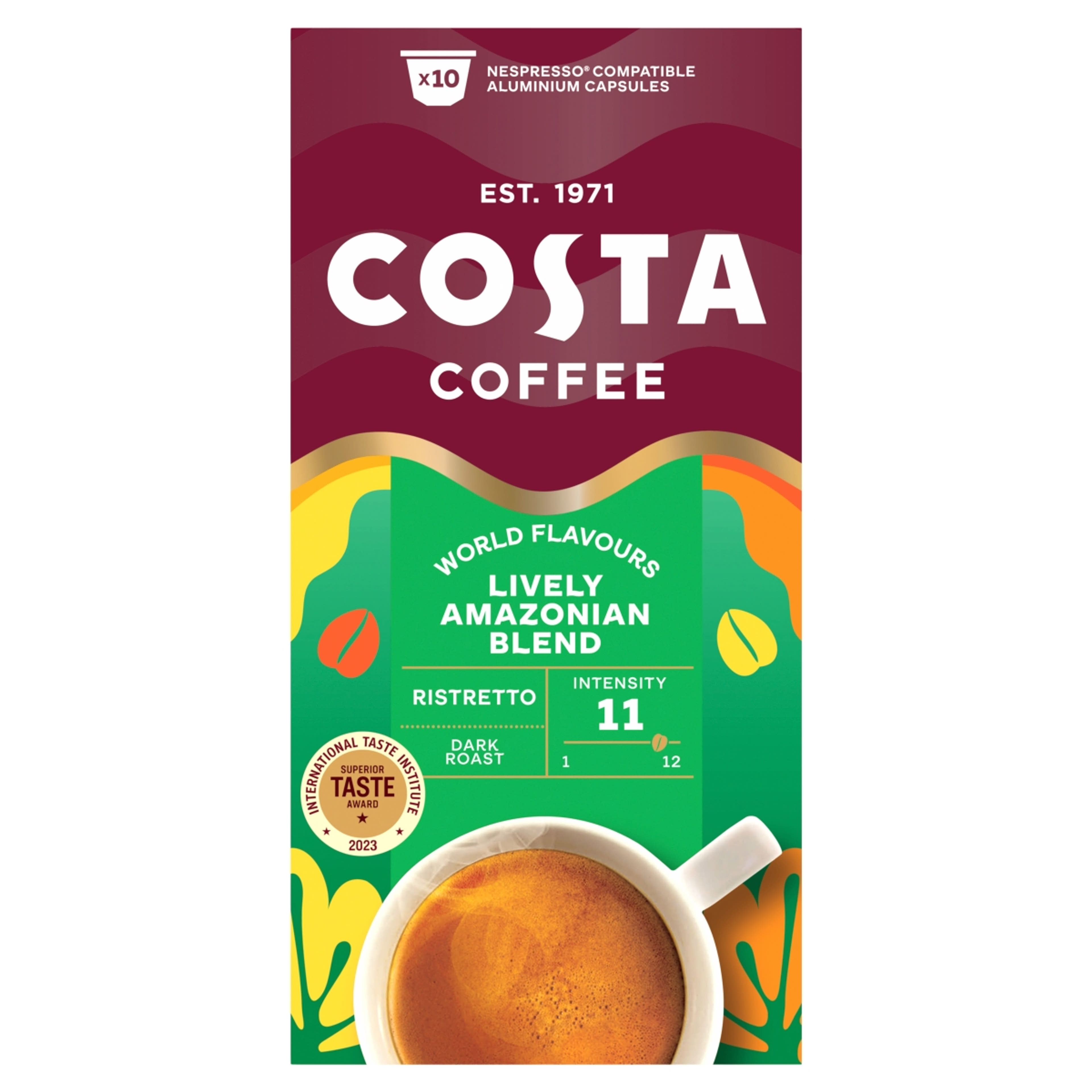 Costa Lively Blend Nespresso kávékapszula - 10 db