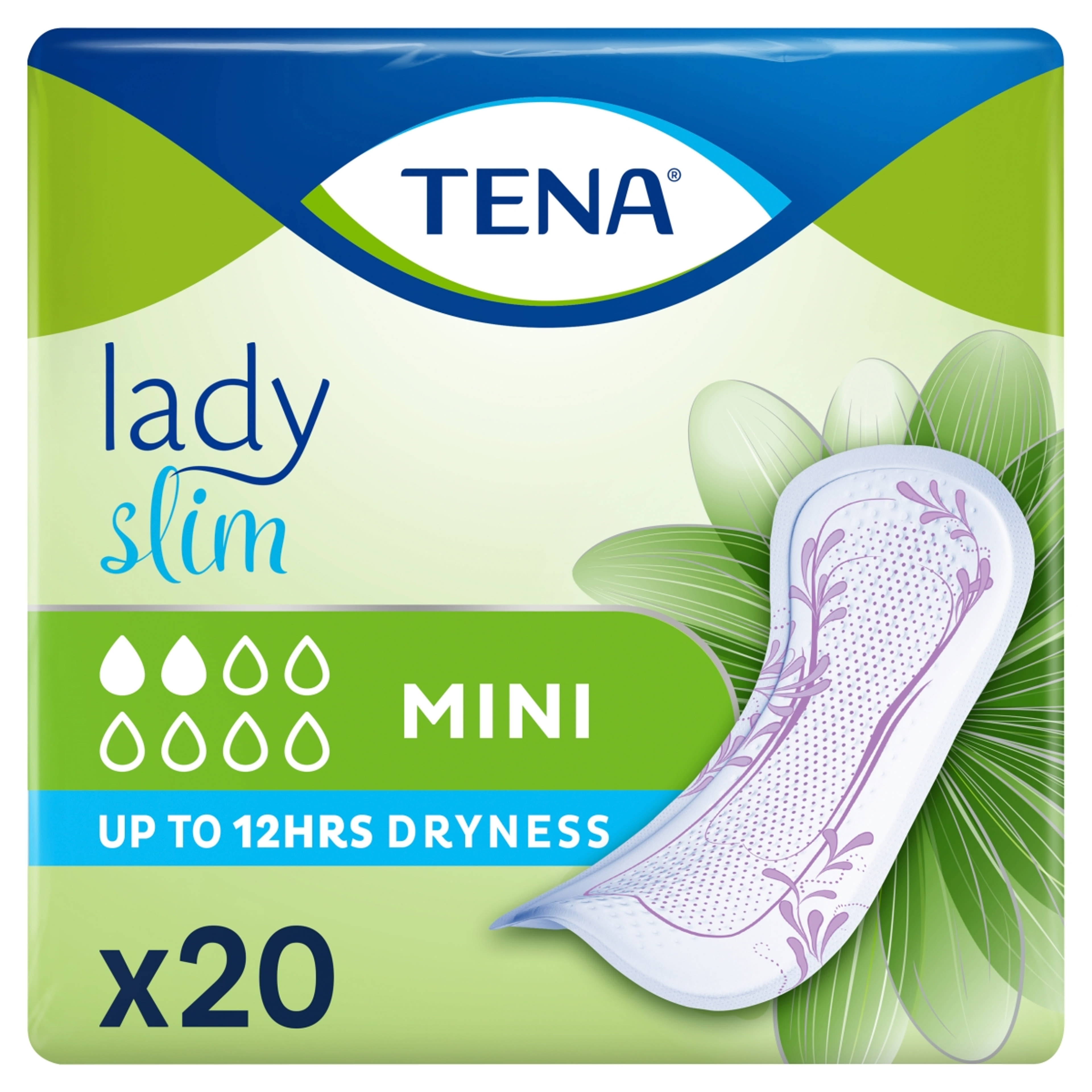 Tena Lady Mini szárny nélküli enyhe inkontinencia betét - 20 db-6
