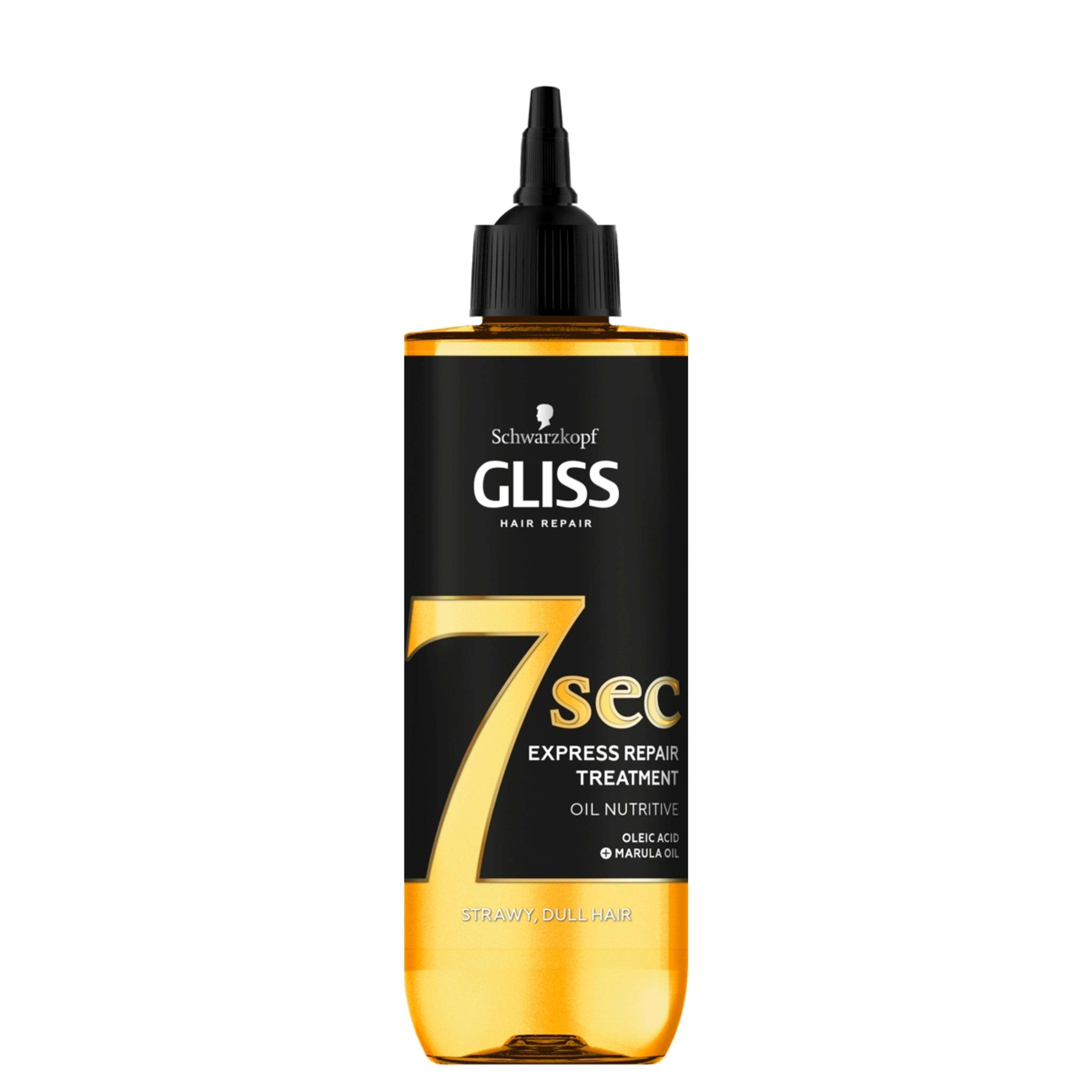Gliss Express Repair hajpakolás 7sec tápláló olaj - 200 ml-1