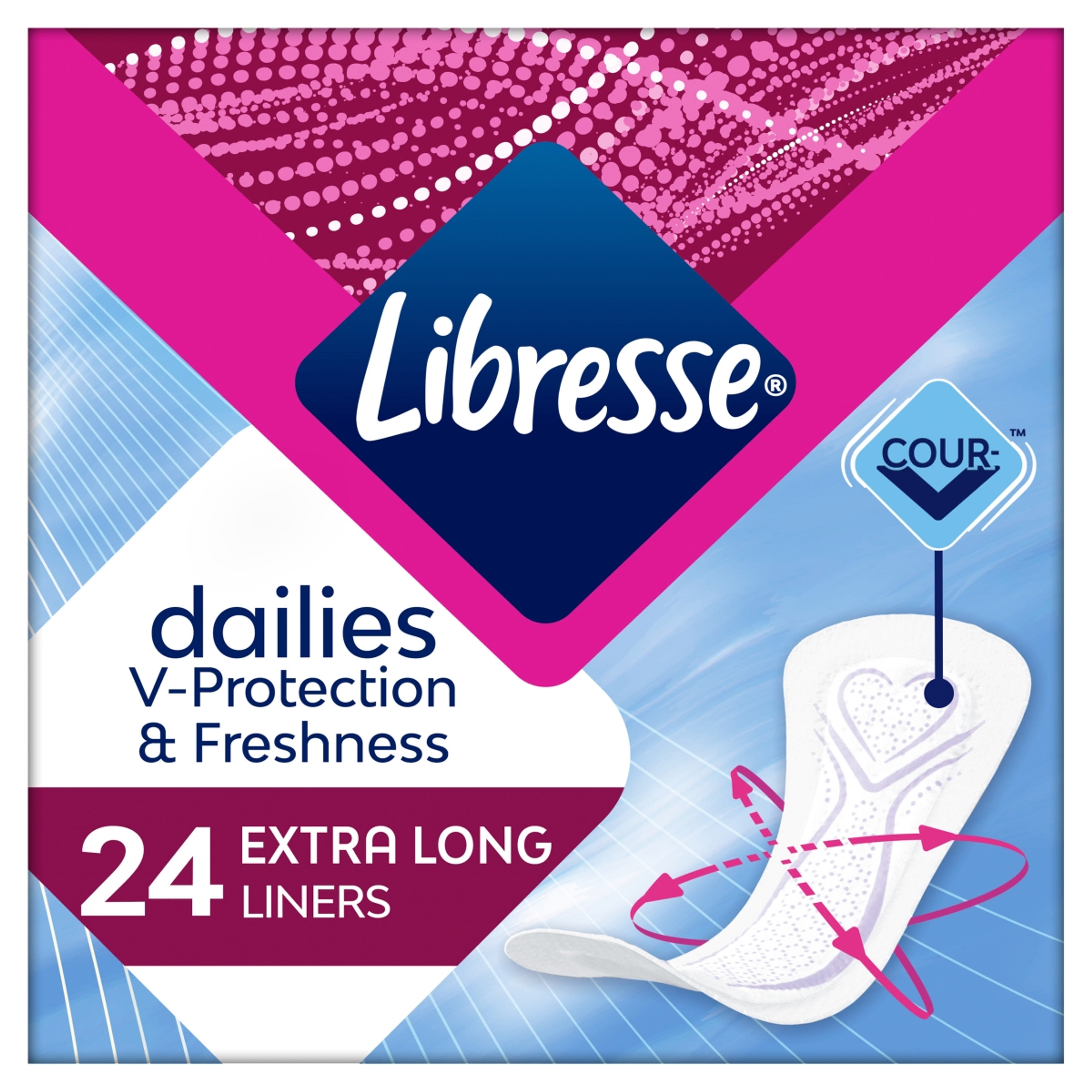 Libresse Extra Long tisztasági betét - 24 db-6