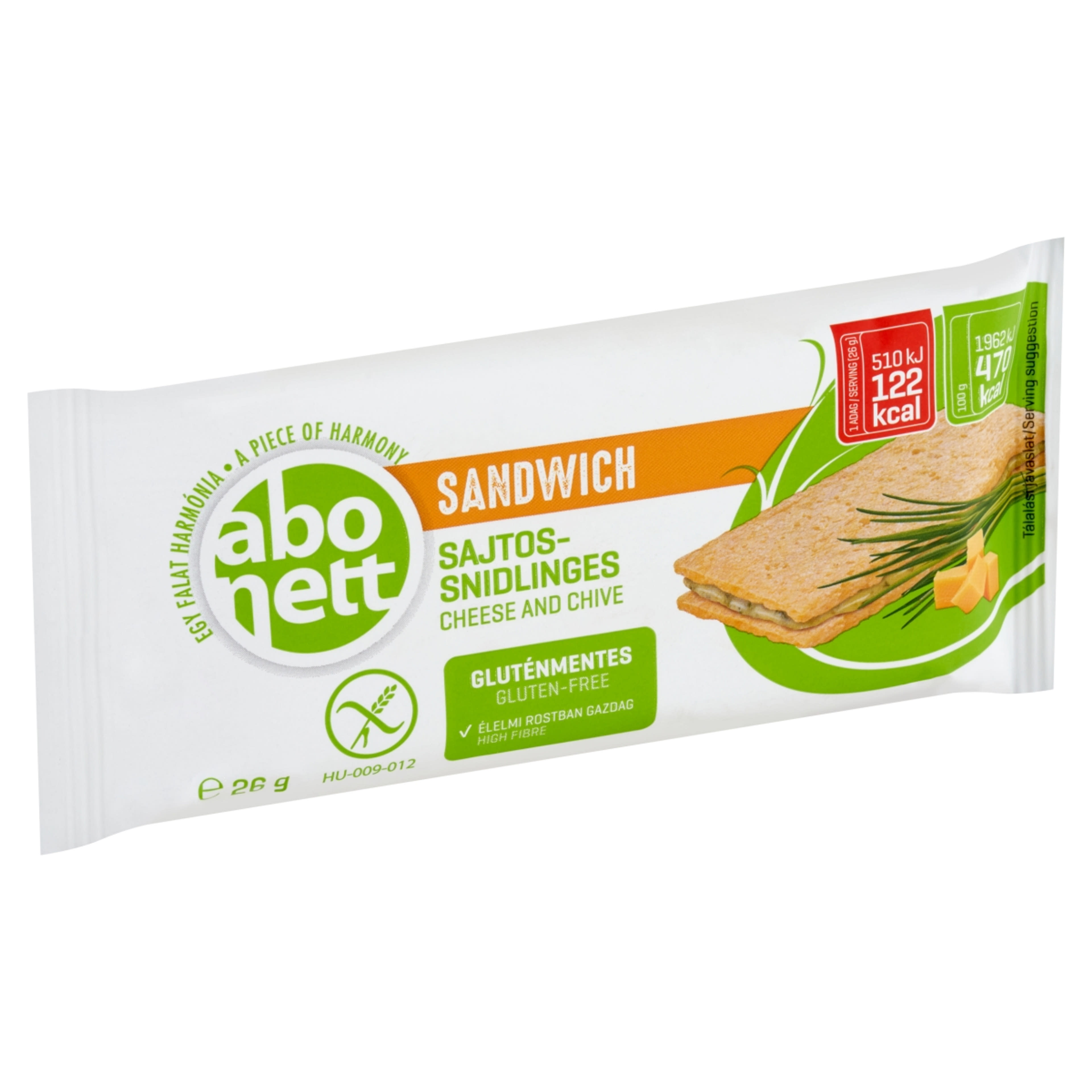 Abonett sandwich sajtos-snidlinges - 26 g-2