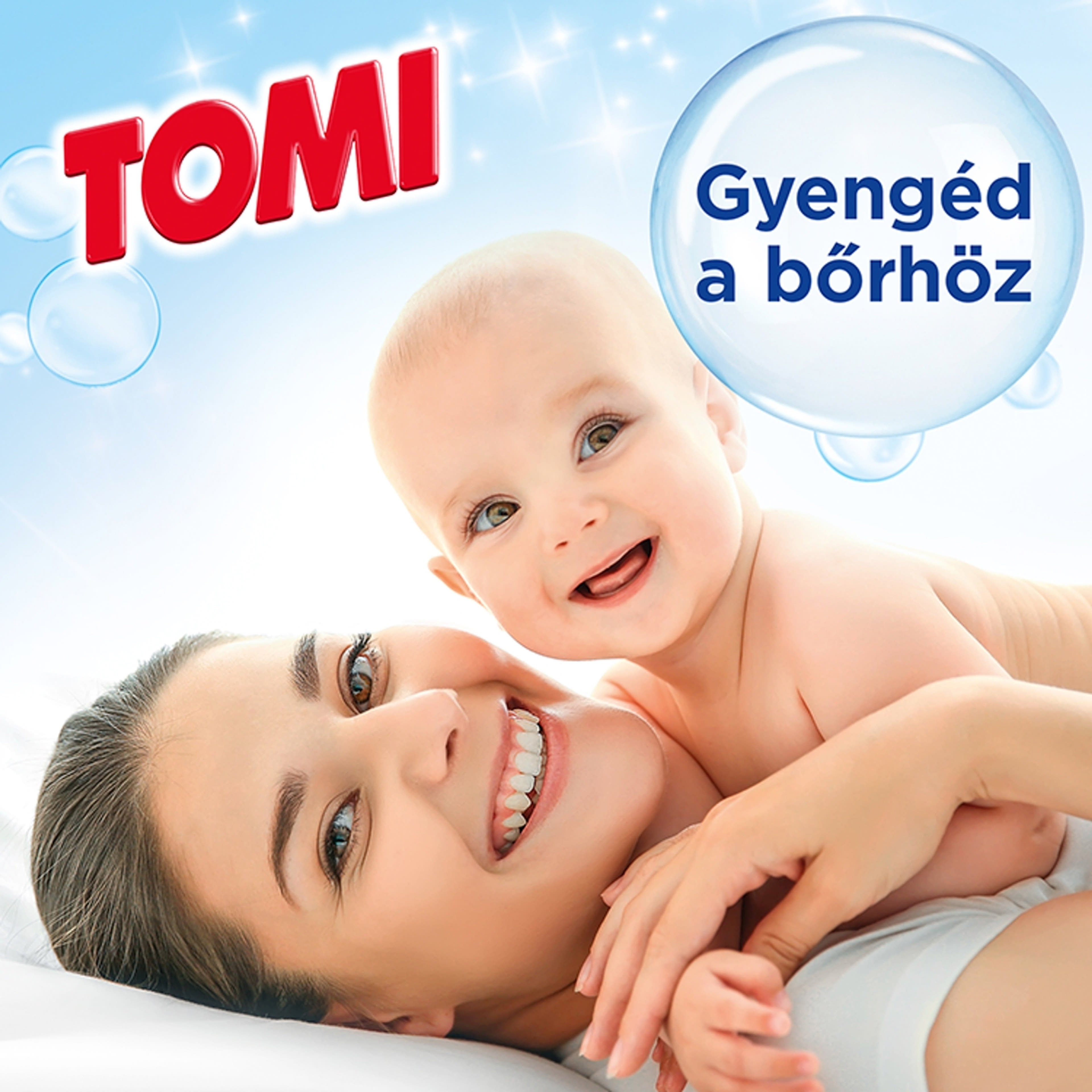 Tomi Sensitive & Pure folyékony mosószer 54 mosás - 2430 ml-2