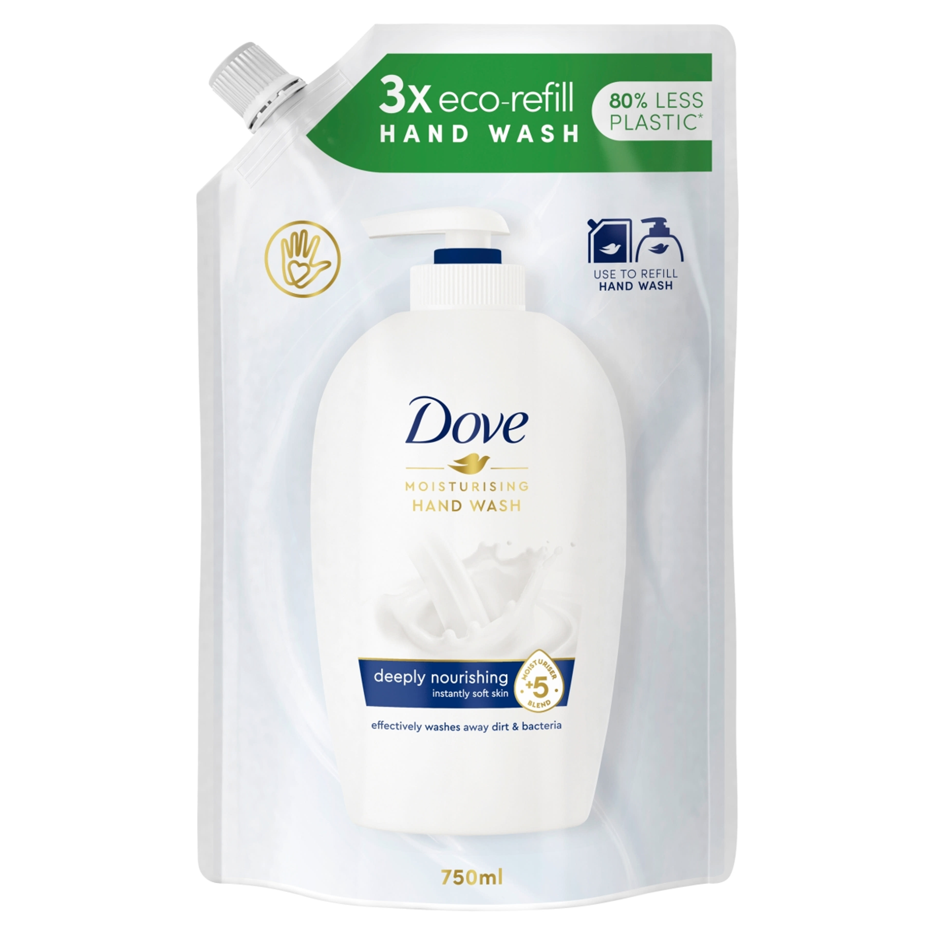 Dove folyékony szappan utántöltő - 750 ml