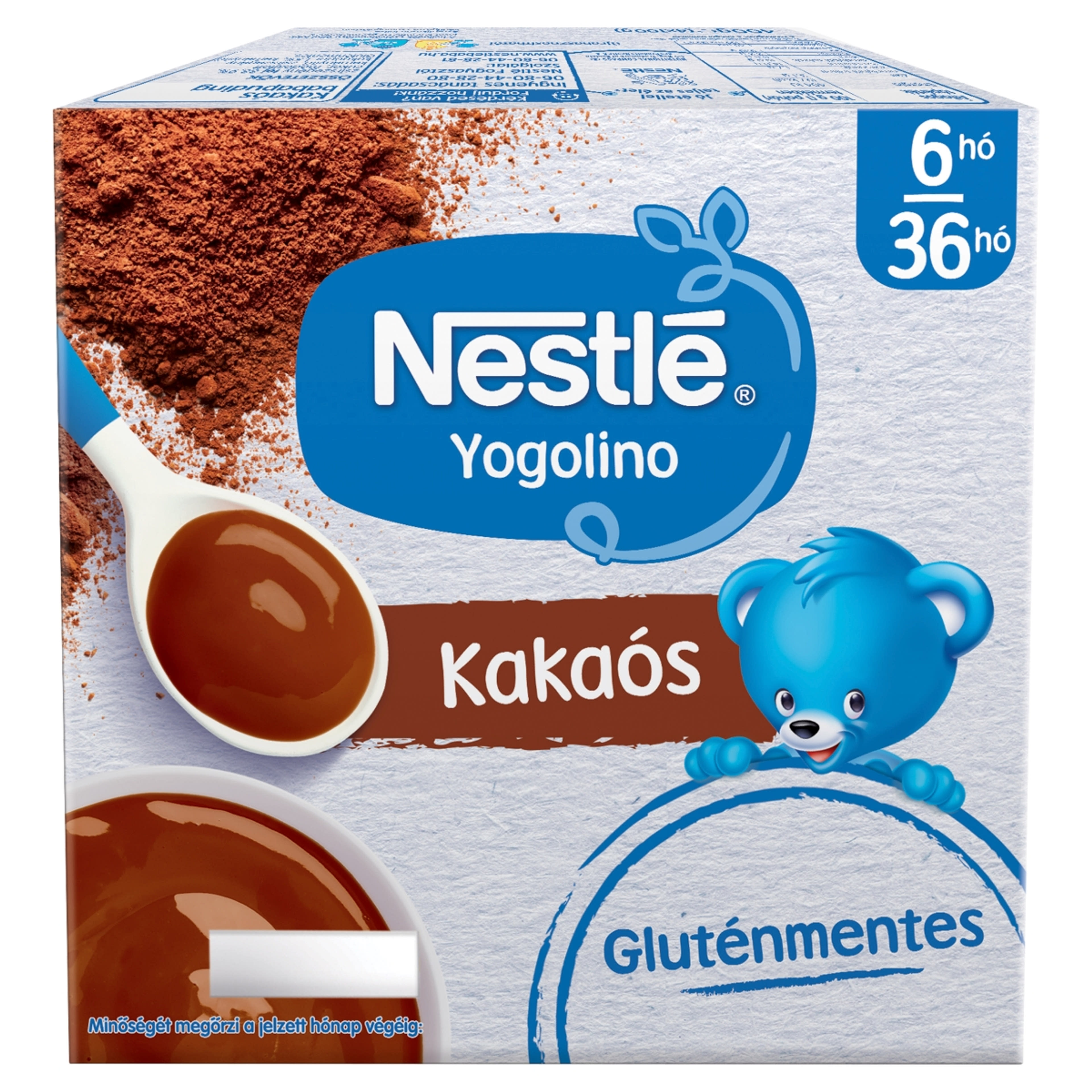 Nestlé Yogolino Baby Desszert Kakaós 6/8 Hónapos Kortól 4*100g - 400 g-1