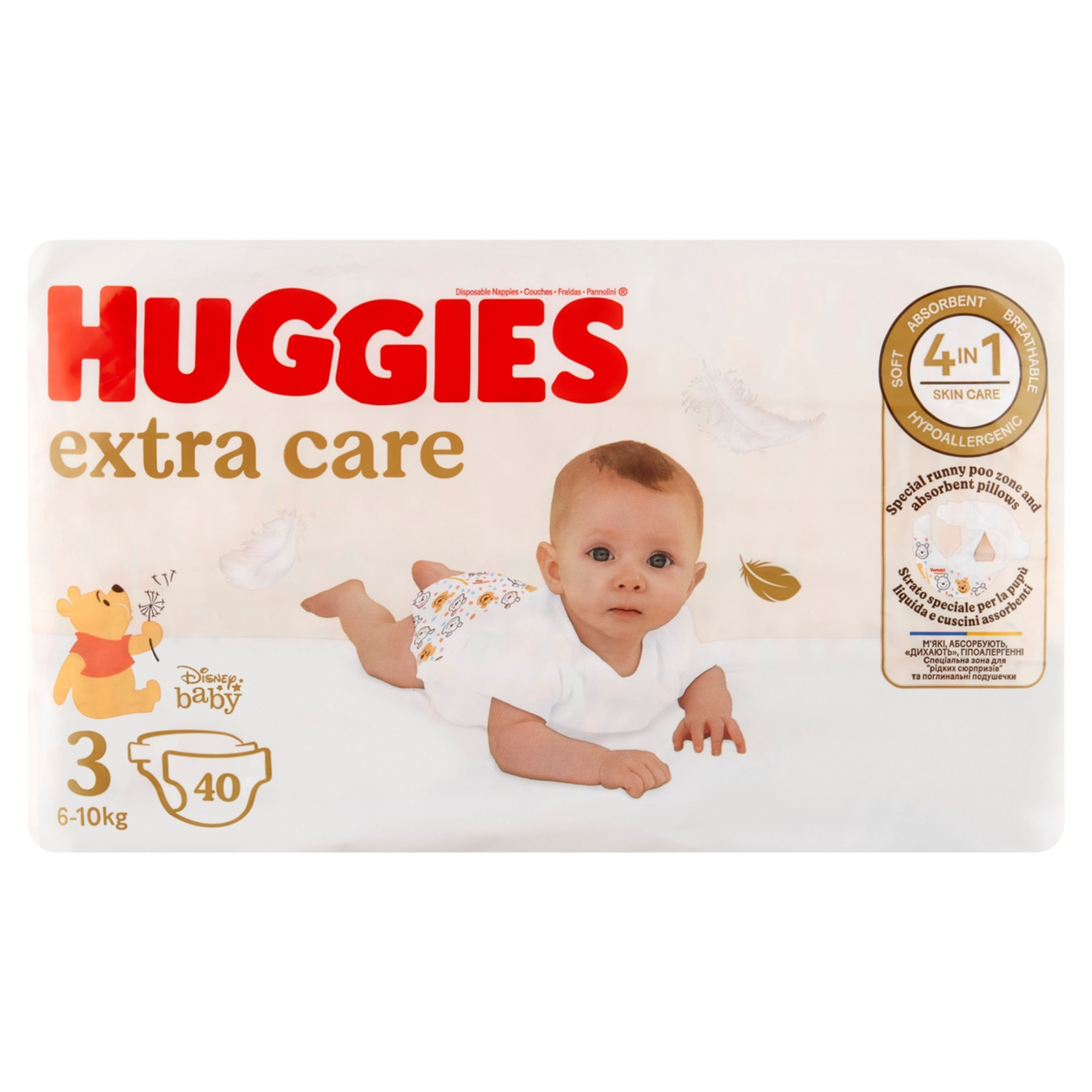 Huggies Extra Care 3 nadrágpelenka 5-9 kg - 40 db