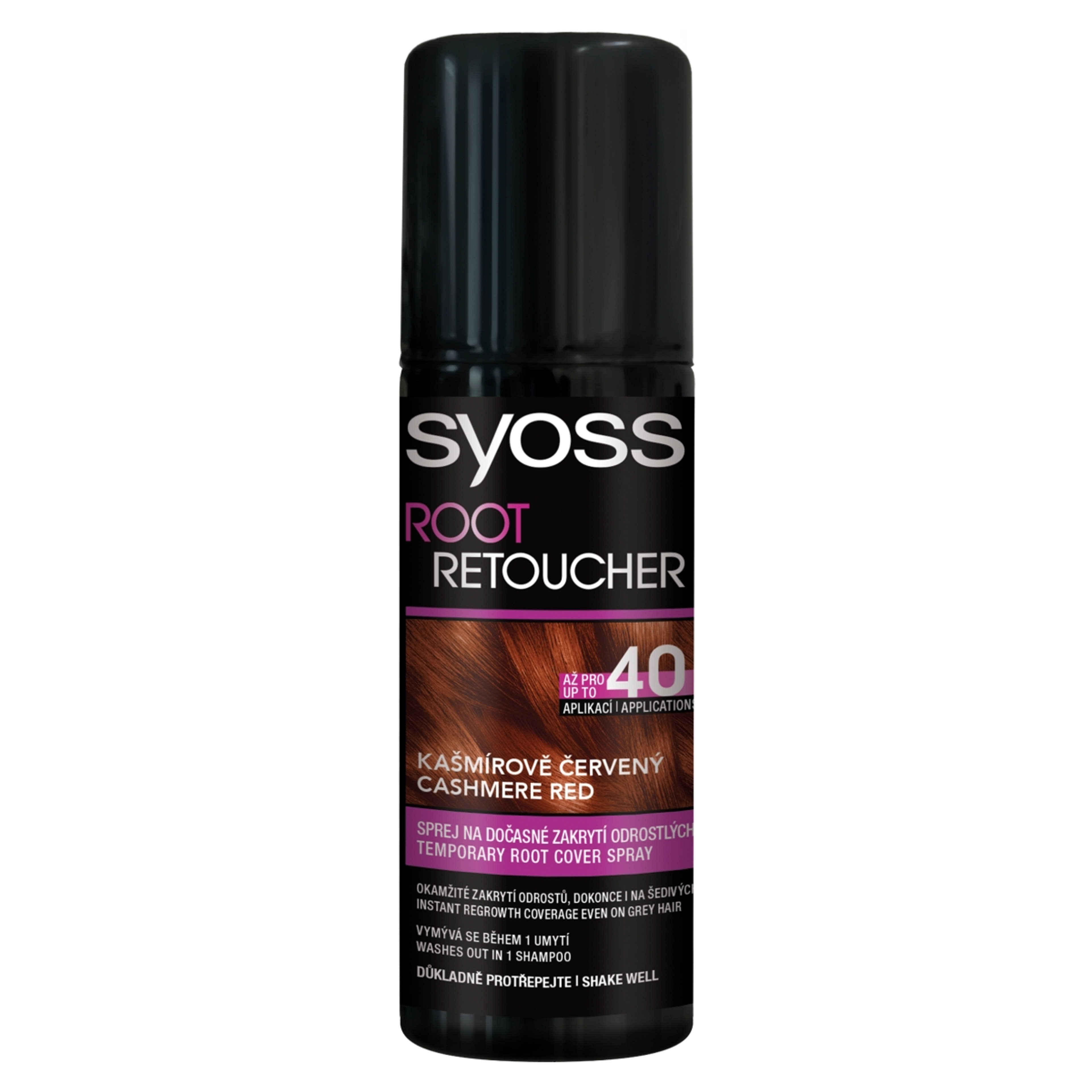 Syoss Root Retoucher Lenövést Elfedő hajszínező spray kasmír vörös - 120 ml-1