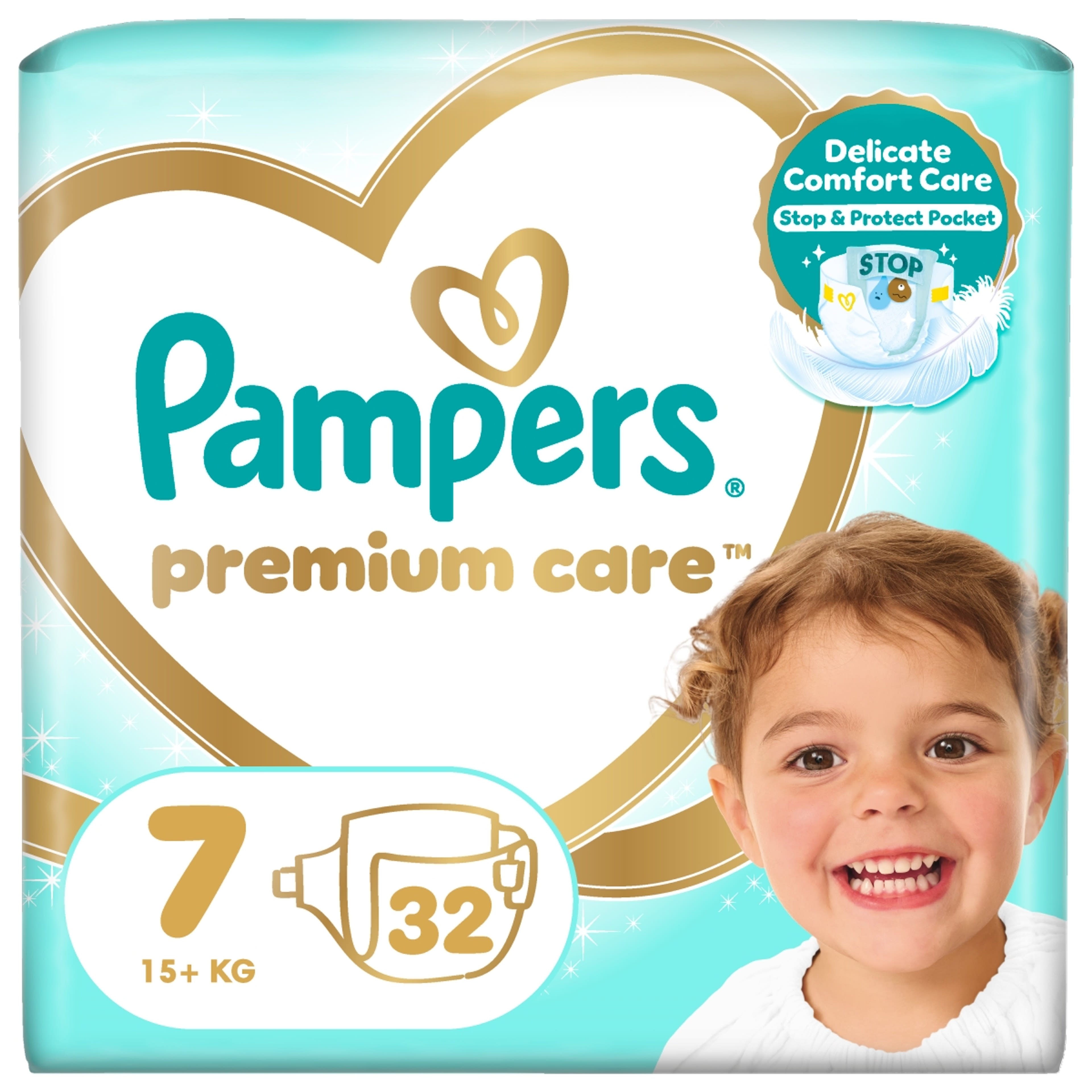 Pampers Premium Care pelenka 7-es méret 15kg+ - 32 db-11