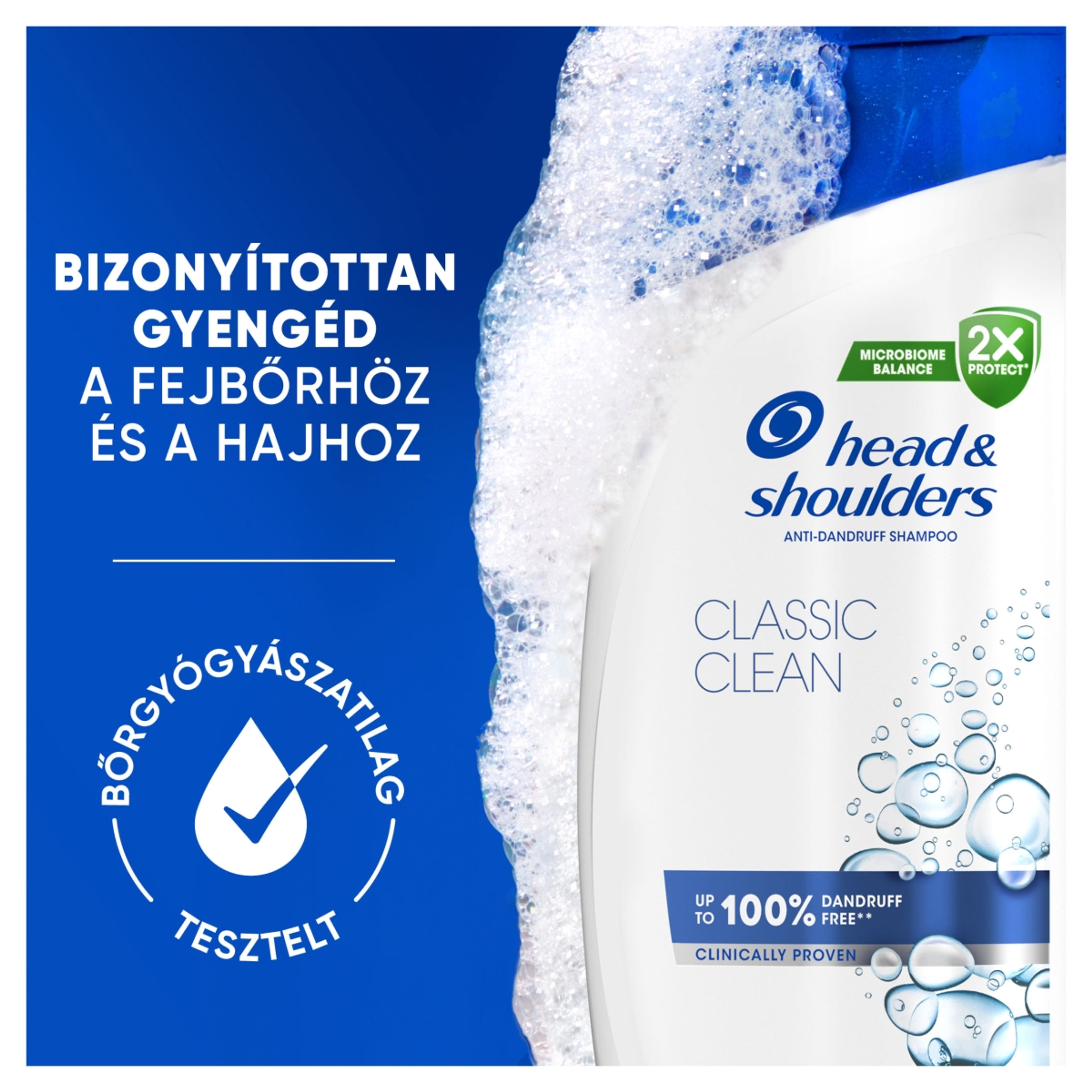 Head & Shoulders Classic Clean Normál Hajra Korpásodás Elleni sampon - 400 ml-5