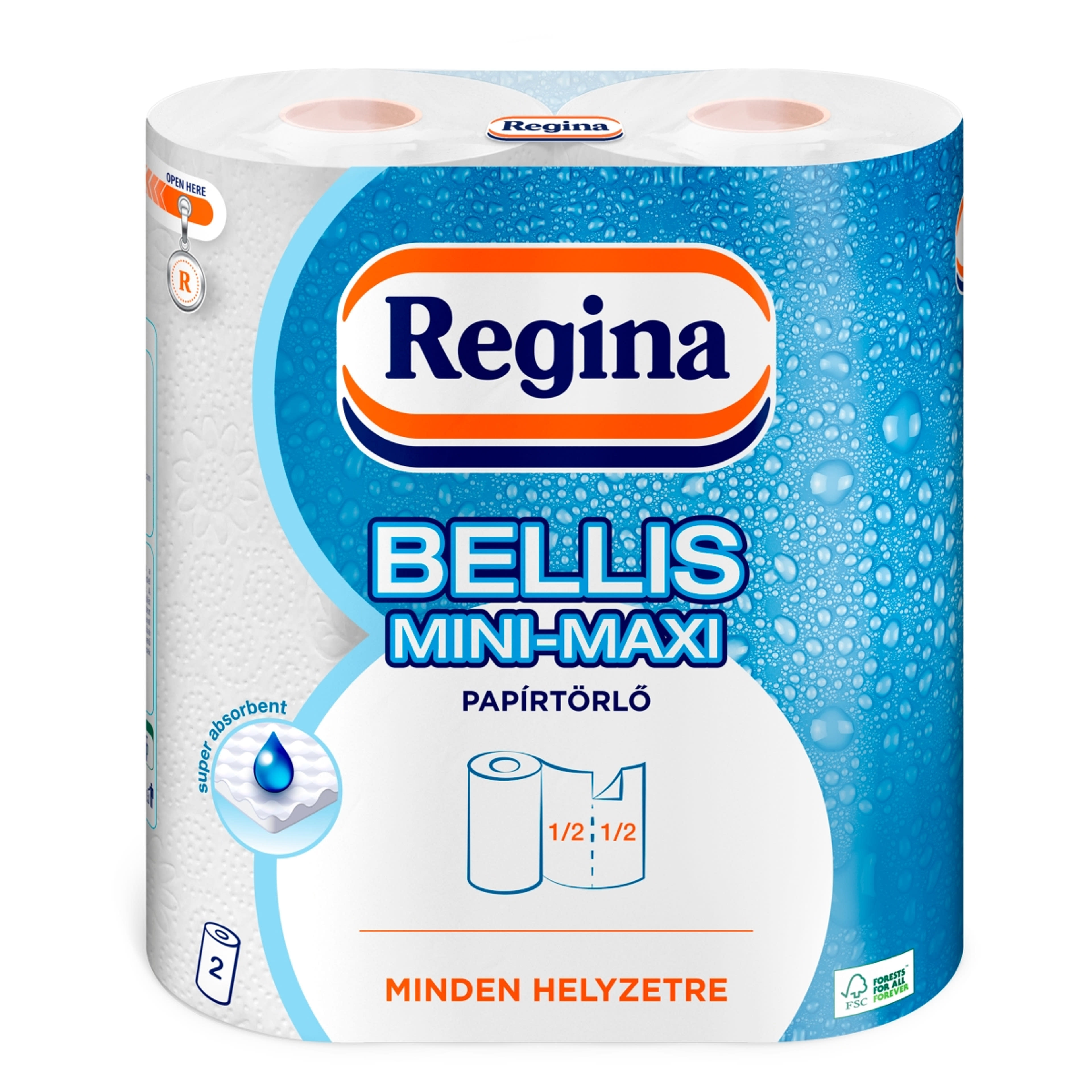 Regina Bellis Mini-Maxi, 3 rétegű háztartási papírtörlő - 2 db-1