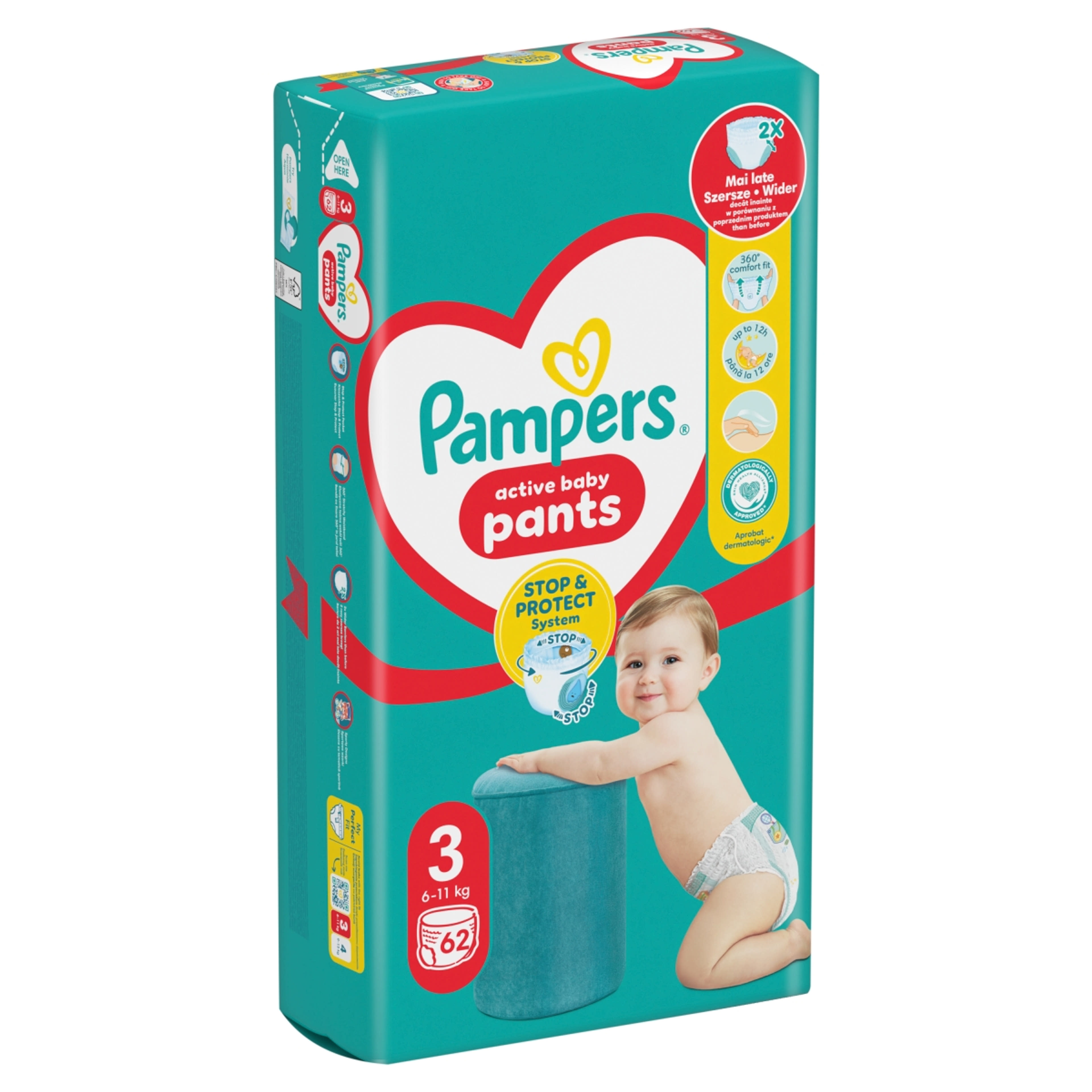 Pampers Pants bugyipelenka jumbo pack 3-as 6-11 kg - 62 db-2
