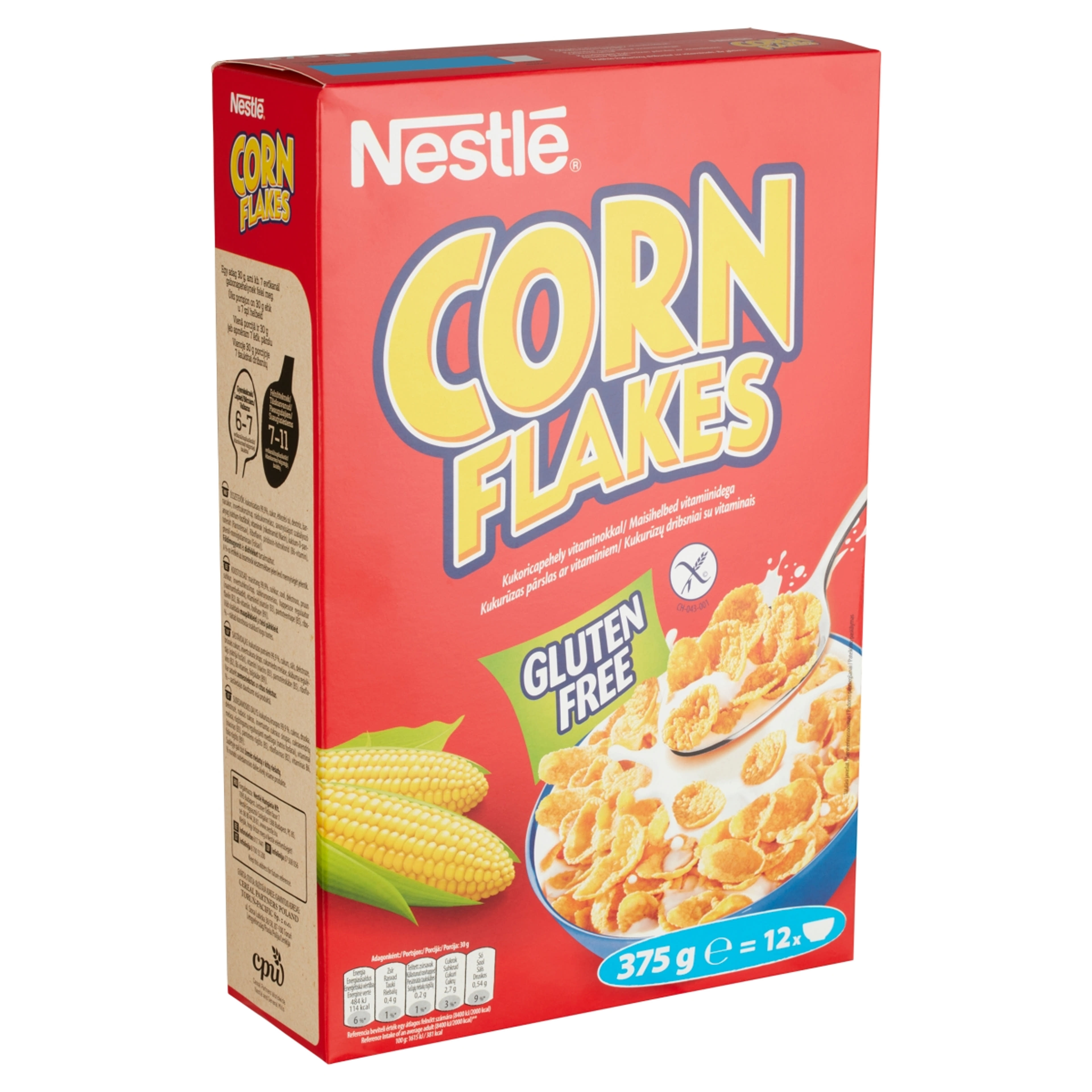 Nestlé corn flakes gluténmentes gabonapehely - 375 g-6