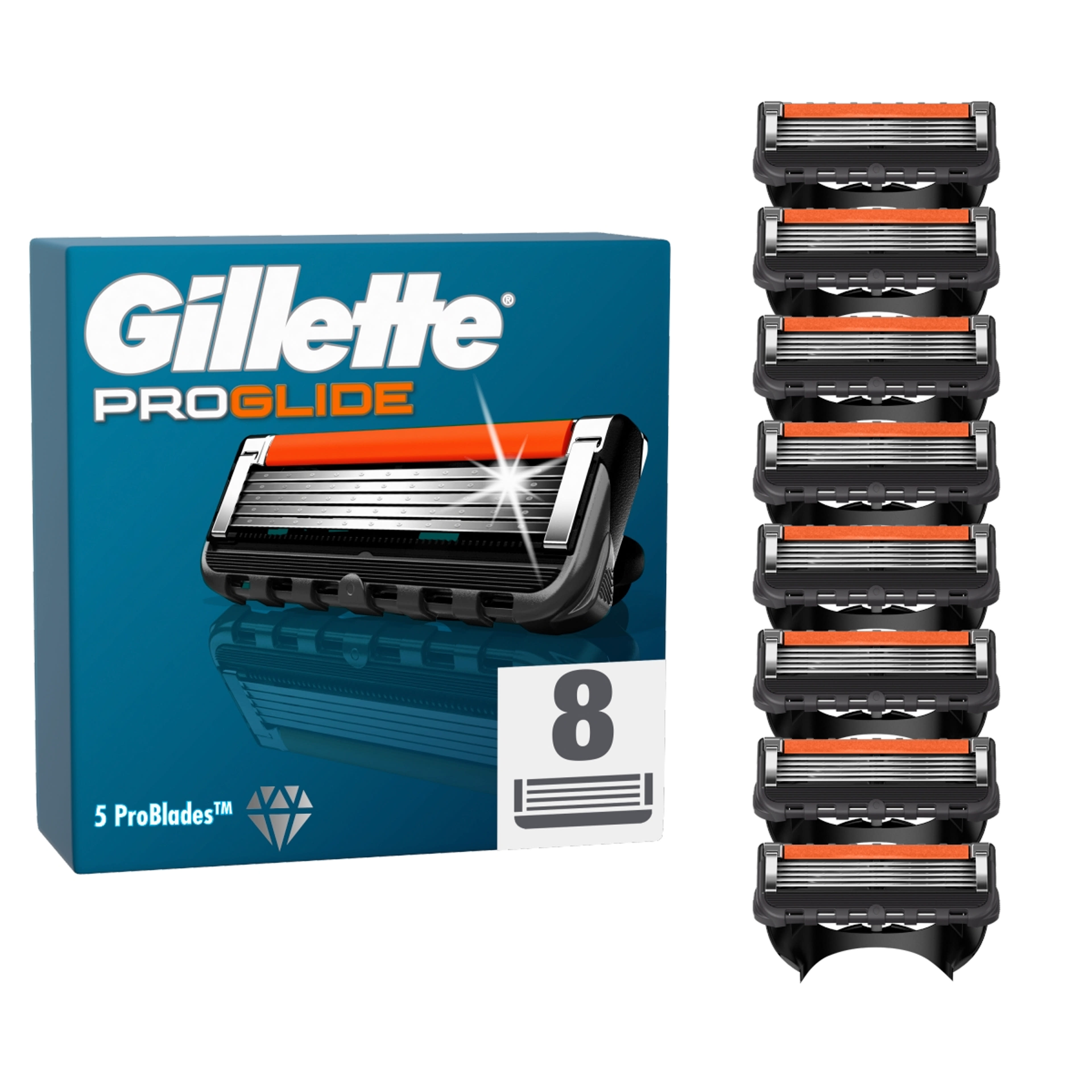 Gillette ProGlide borotvabetétek férfi borotvához - 8 db-8
