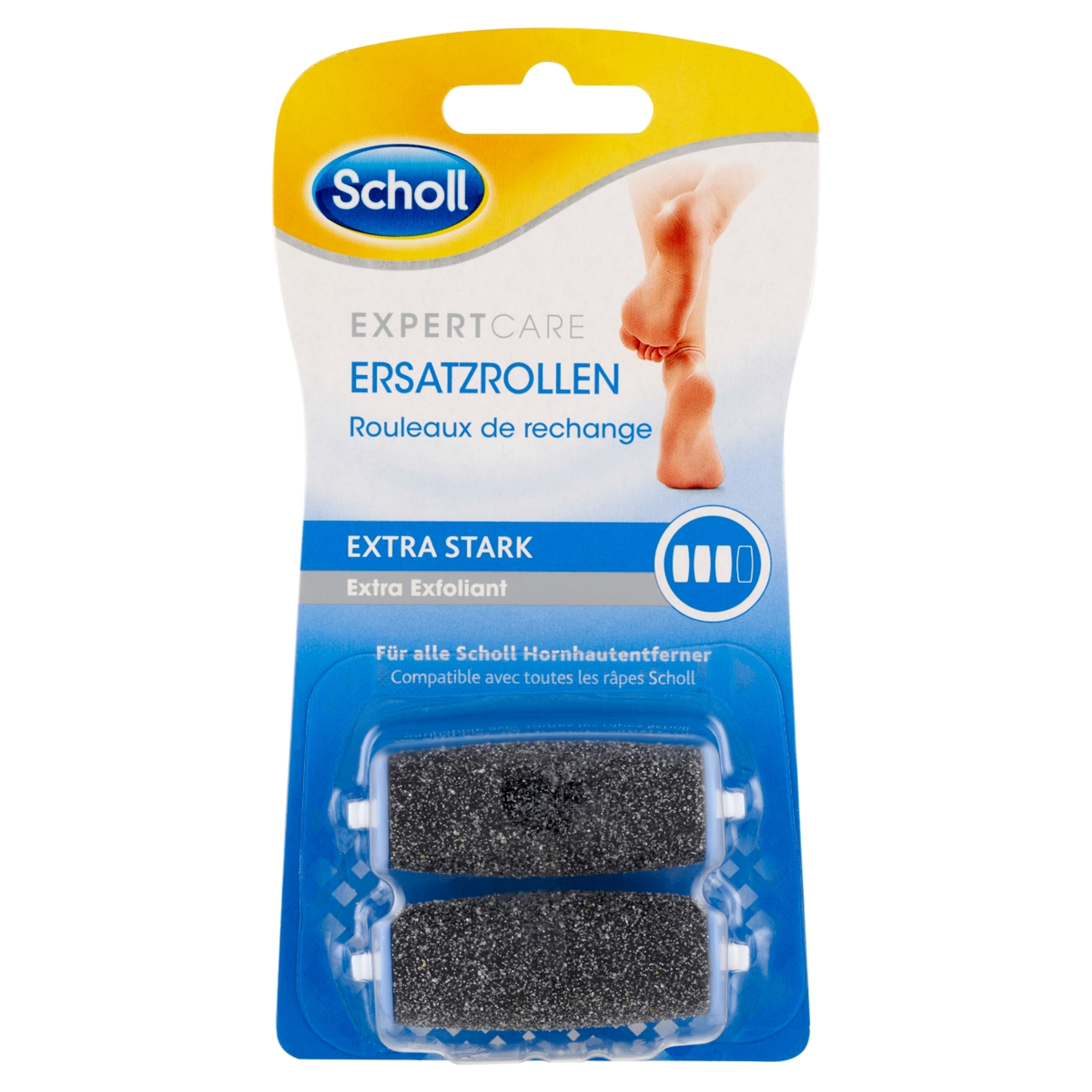 Scholl Velvet Smooth extra kemény utántölto rotációs fej gyémántkristályokkal - 2 db