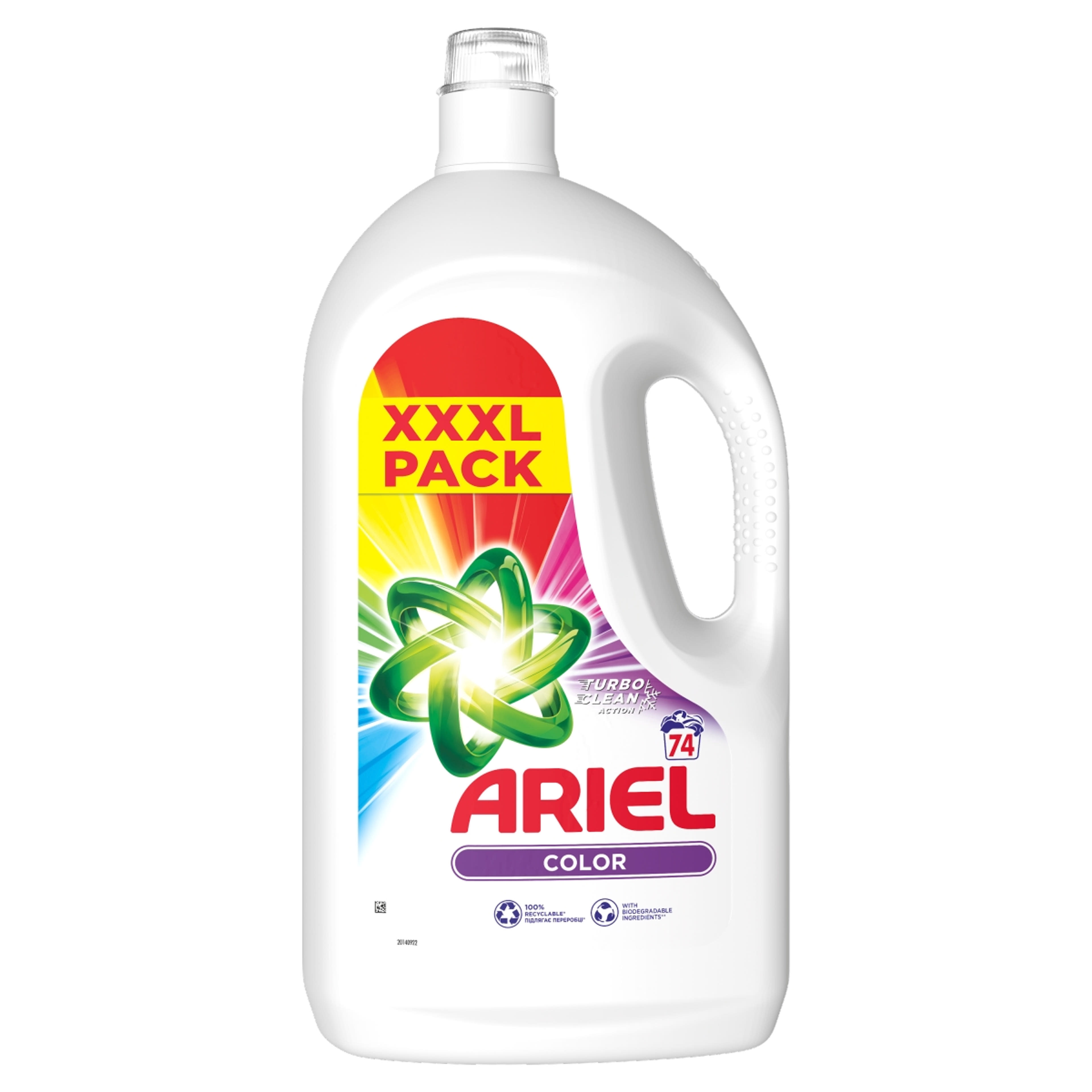 Ariel Color Clean & Fresh folyékony mosószer, 74 mosáshoz - 3700 ml-1