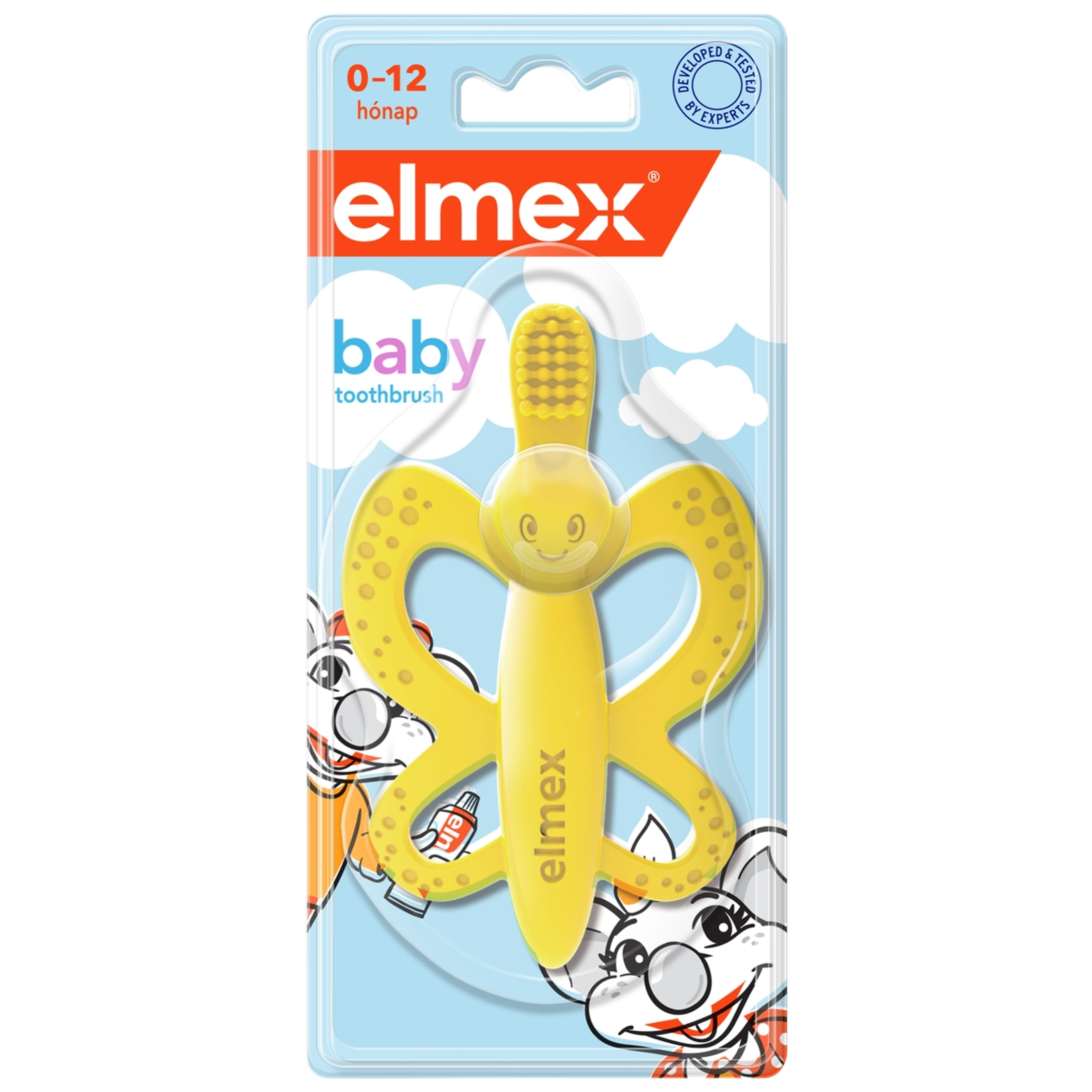 Elmex baby fogkefe és rágóka 0-12 hónapos korig - 1 db